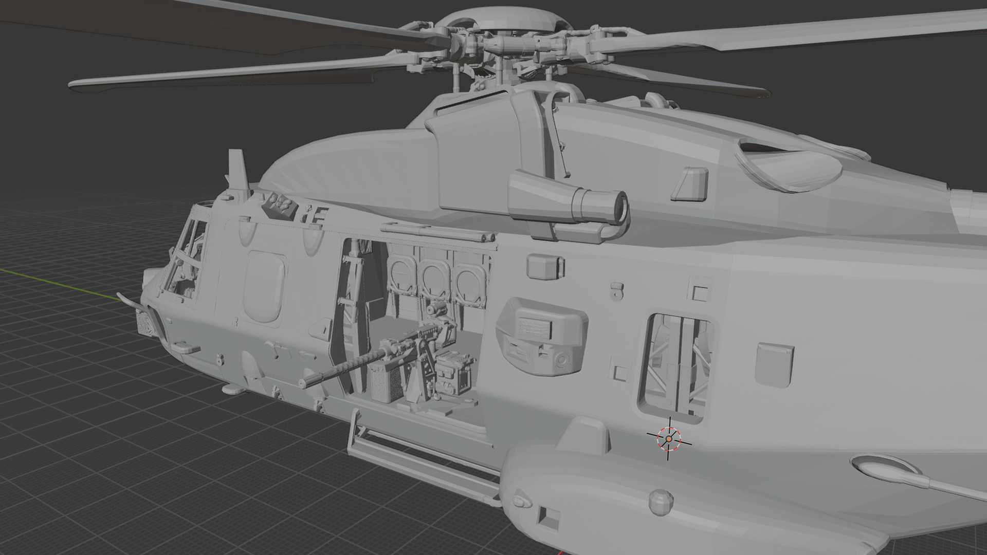 NHIndustries NH90 Royal Navy Helicopter STL 3D Print Model
