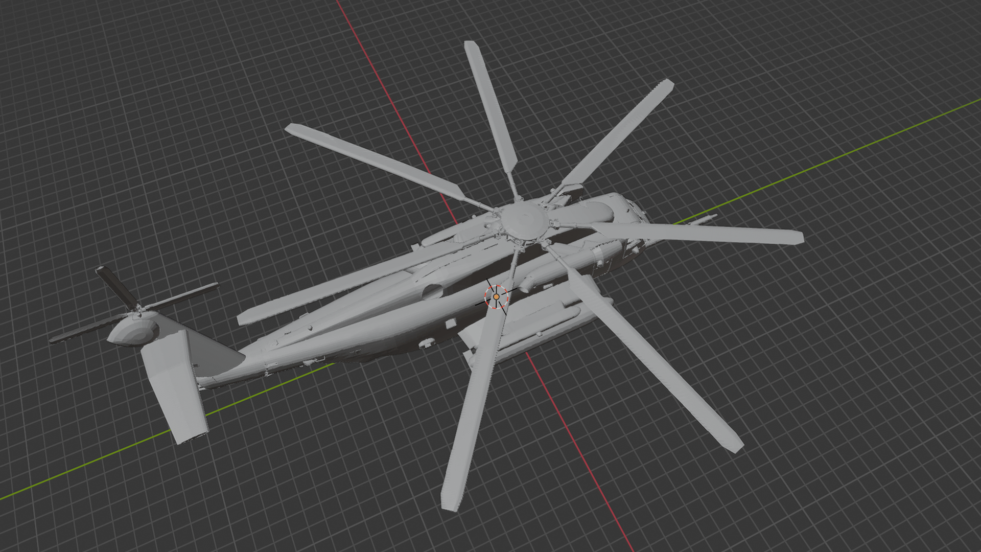 Sikorsky CH-53E Super Stallion USMC STL 3D Print Model