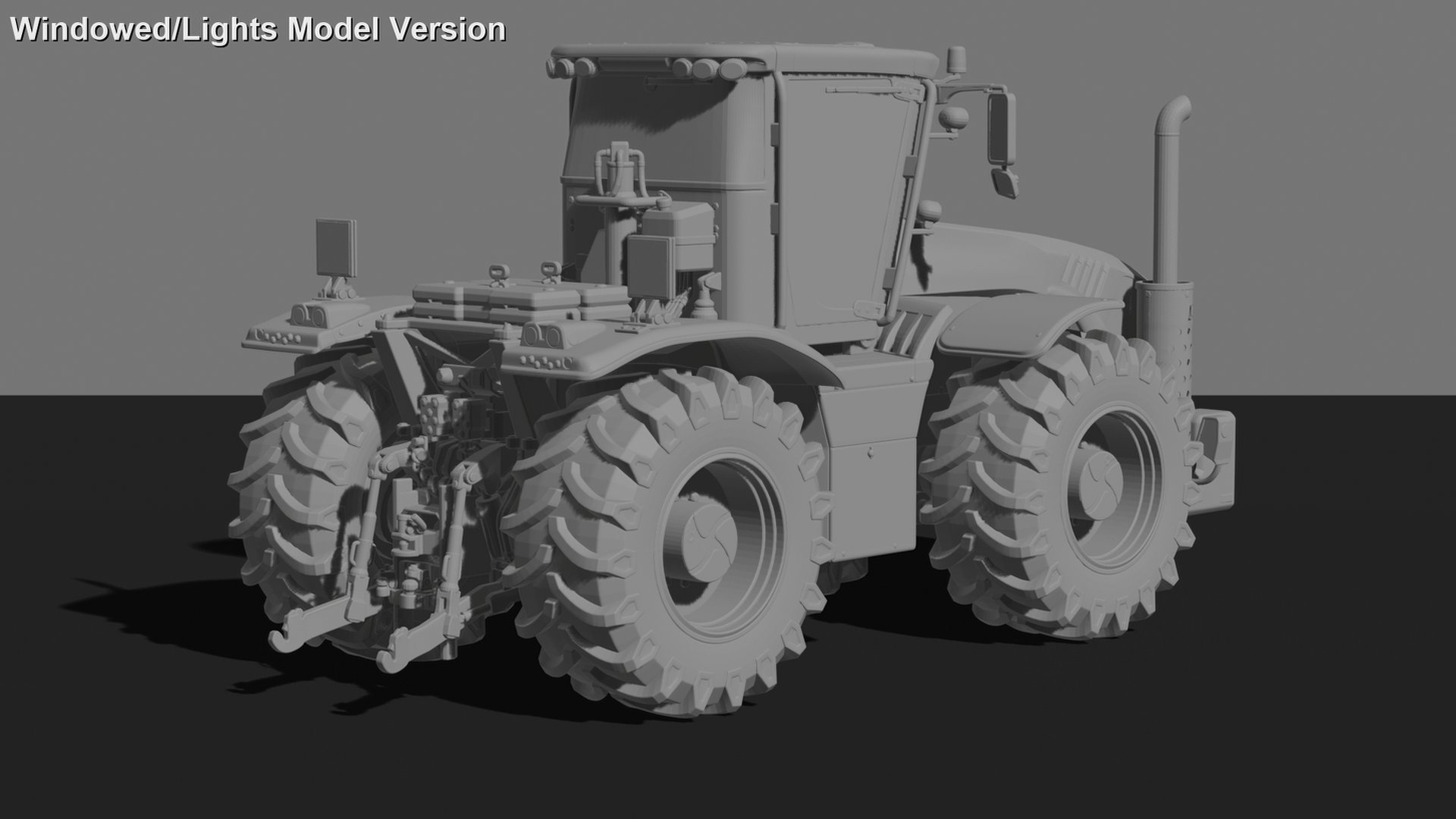 Claas Axion Farm Tractor STL 3D Print Model