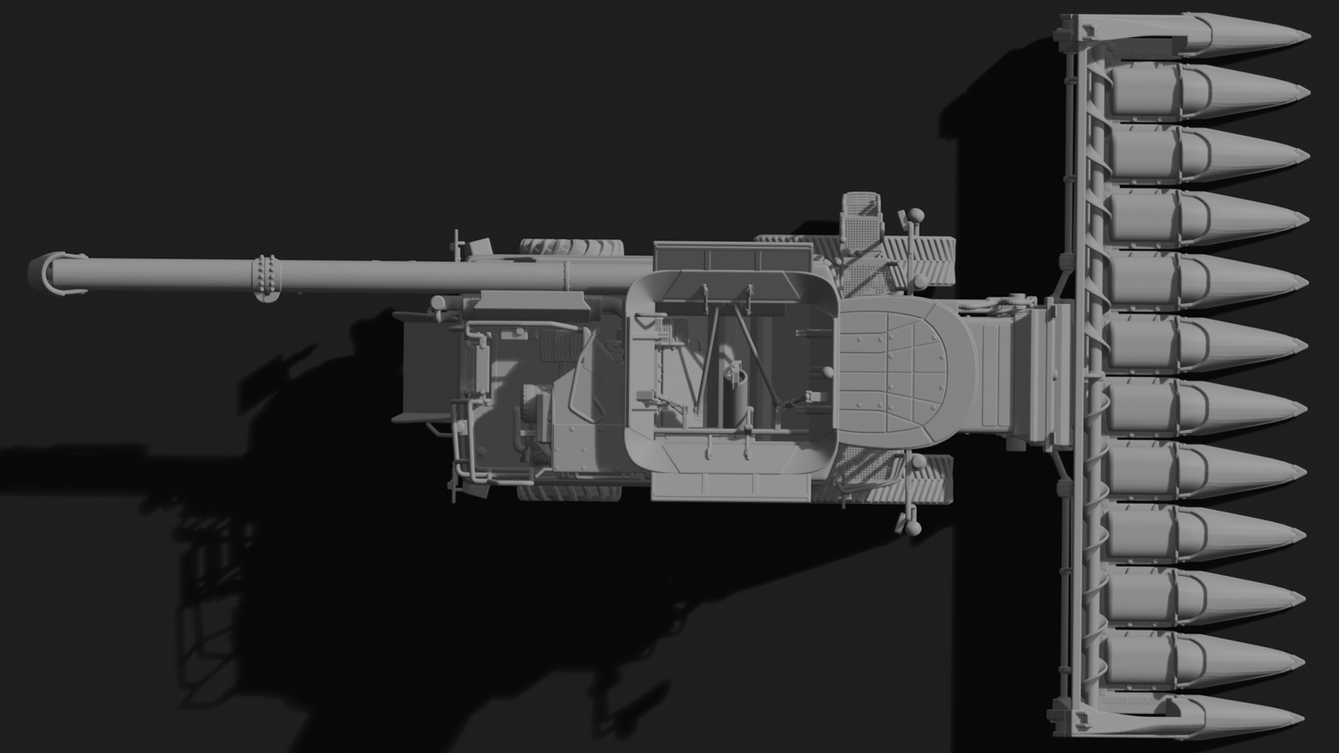 Case IH 8250 Axial-Flow Combine Harvester STL 3D Print Model