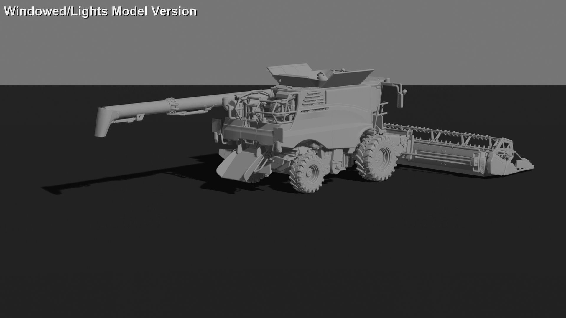 Case IH Axial-Flow 9240 Combine Harvester STL 3D Print Model