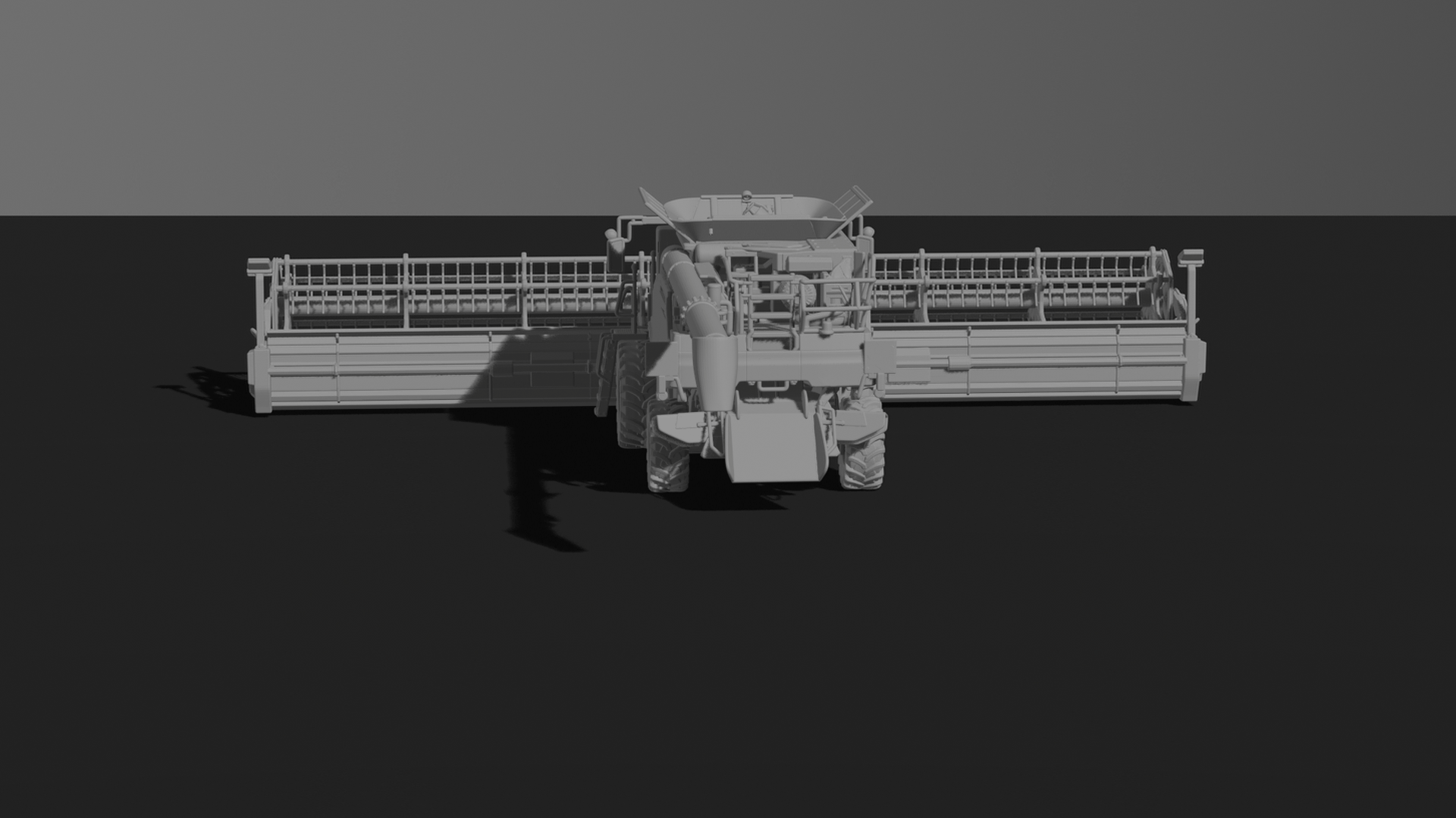 Case IH Axial-Flow 250 Series Combine STL 3D Print Model