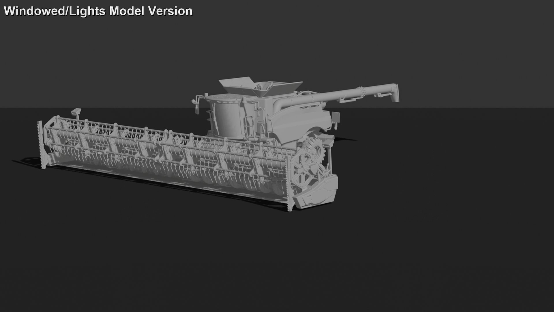 Case IH Axial-Flow 250 Series Combine STL 3D Print Model