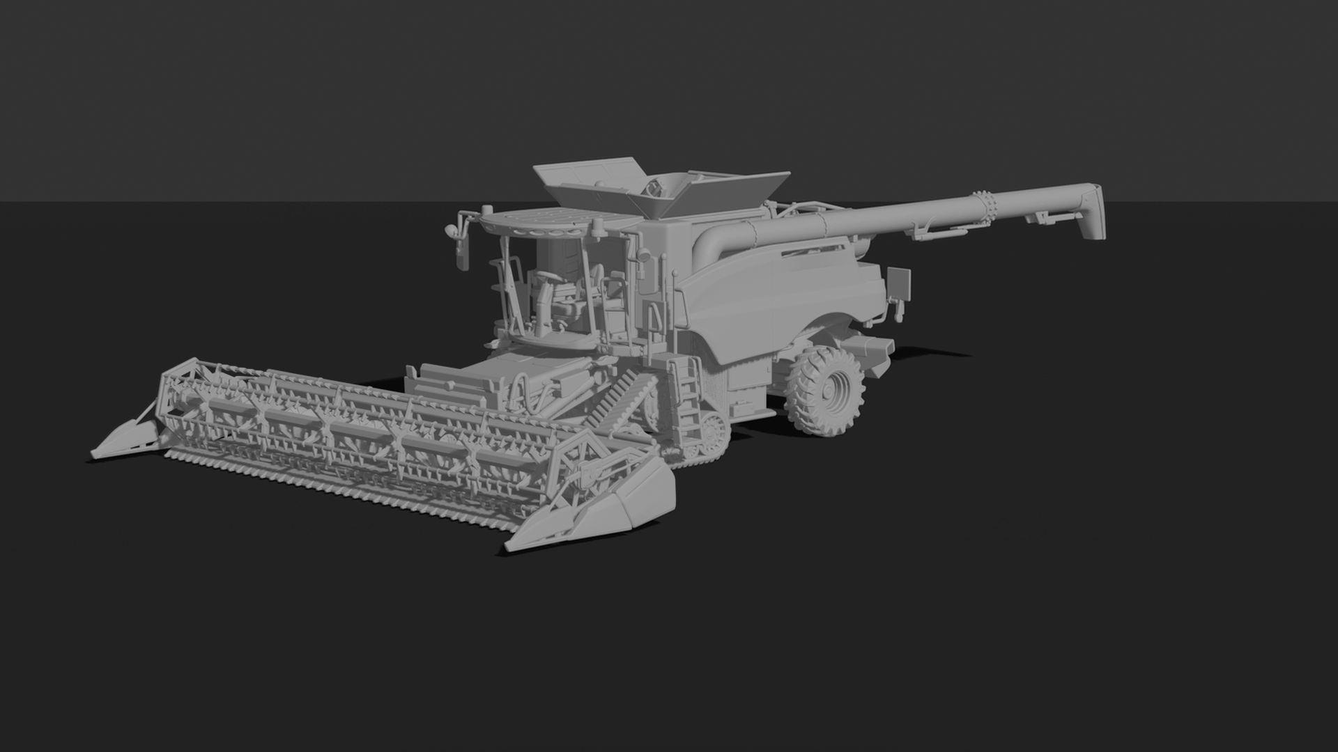 Case IH Axial-Flow 250 Combine V2 STL 3D Print Model