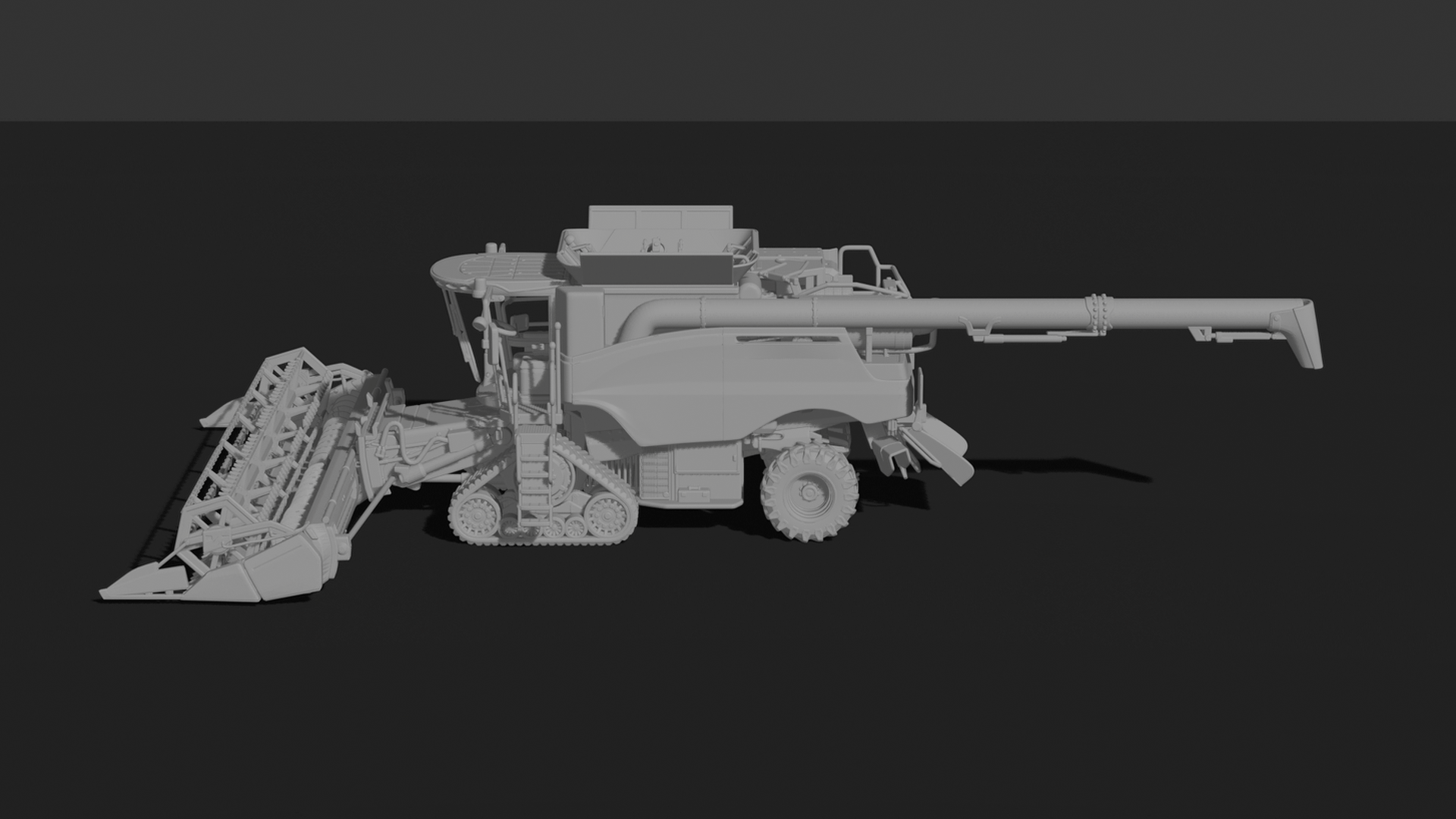 Case IH Axial-Flow 250 Combine V2 STL 3D Print Model
