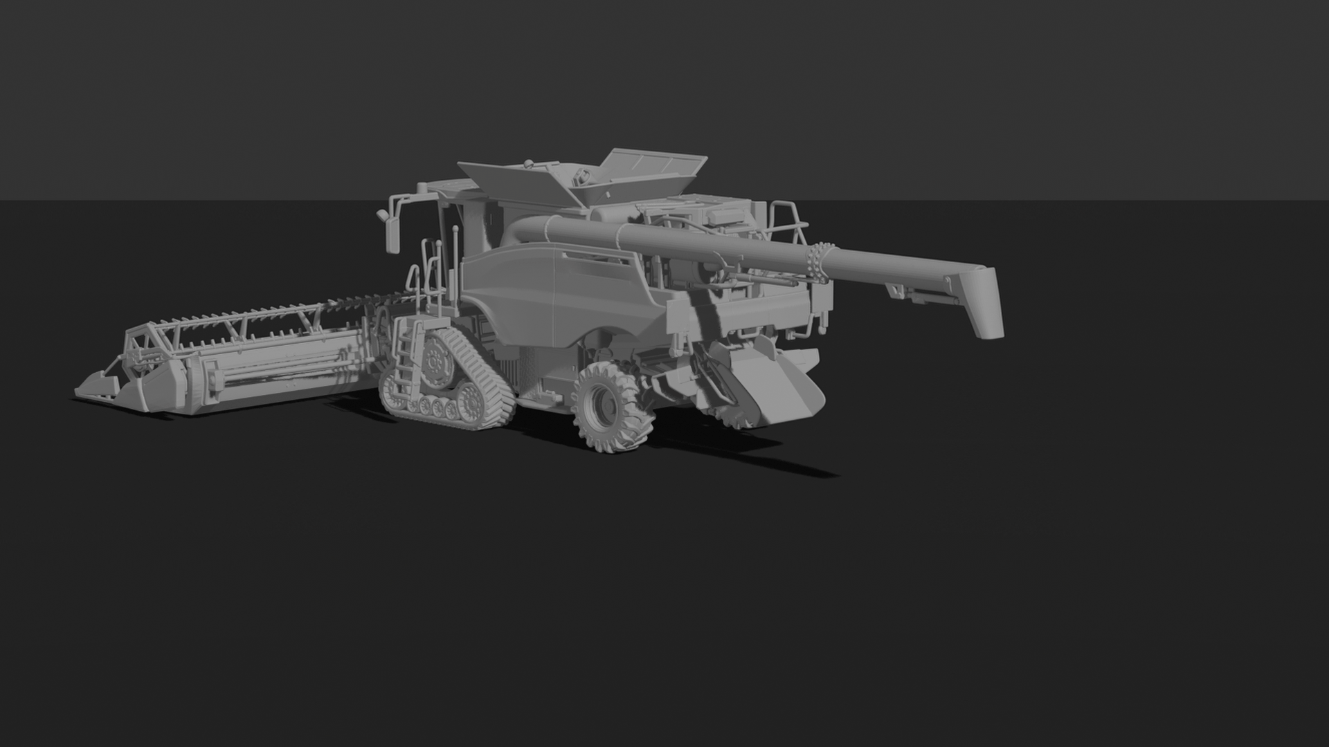 Case IH Axial-Flow 250 Combine V2 STL 3D Print Model