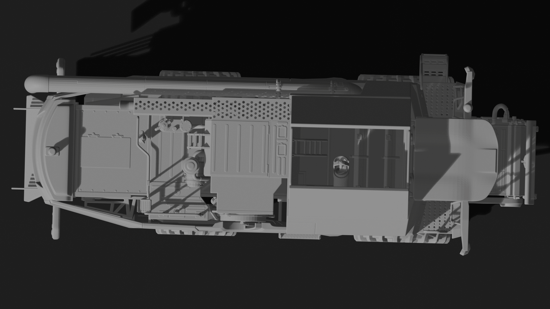 Case IH Axial-Flow 250 Combine Harvester STL 3D Print Model