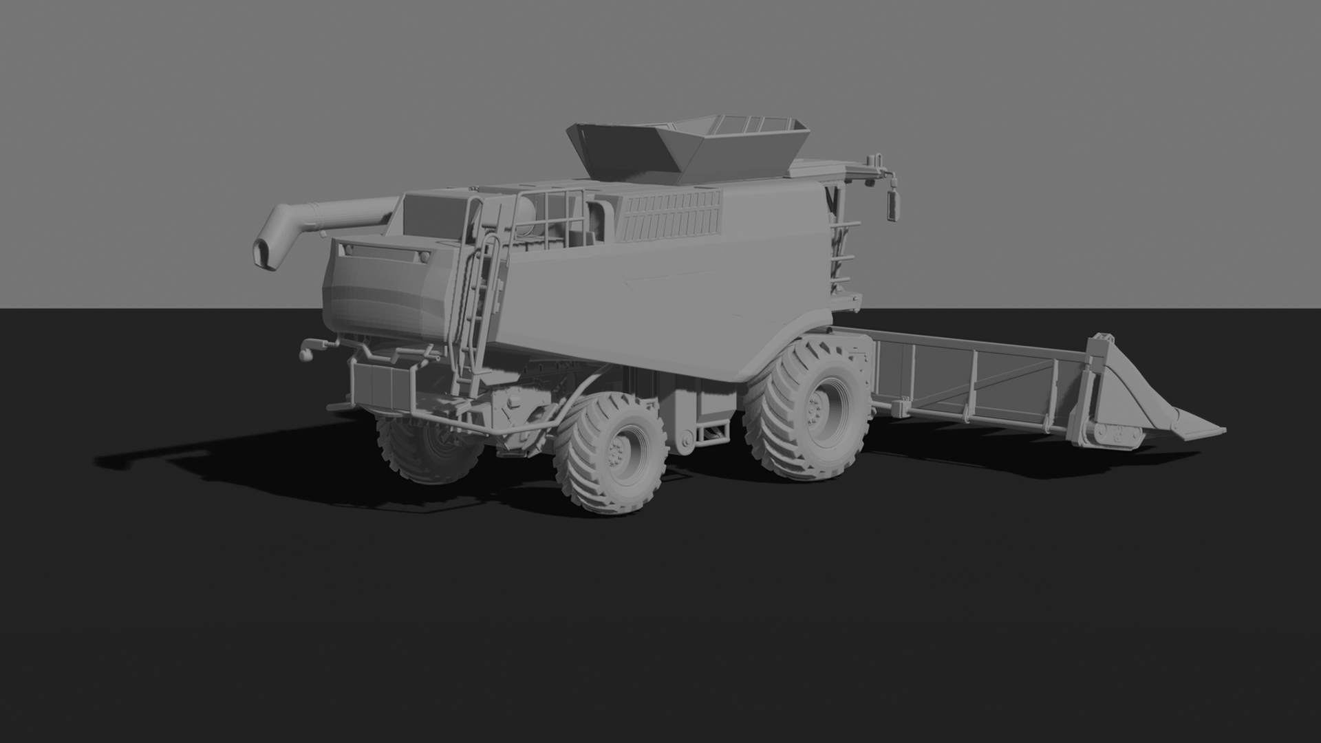 Case IH Axial-Flow 250 Corn Header V2 STL 3D Print Model