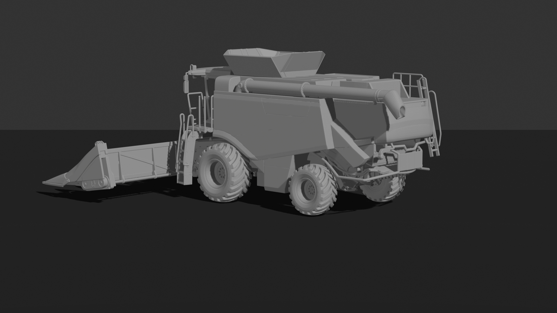 Case IH Axial-Flow 250 Corn Header V2 STL 3D Print Model
