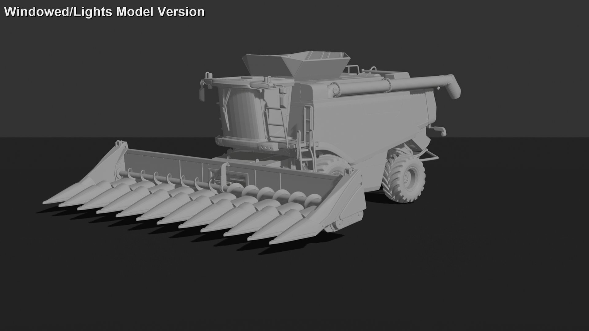 Case IH Axial-Flow 250 Corn Header V2 STL 3D Print Model