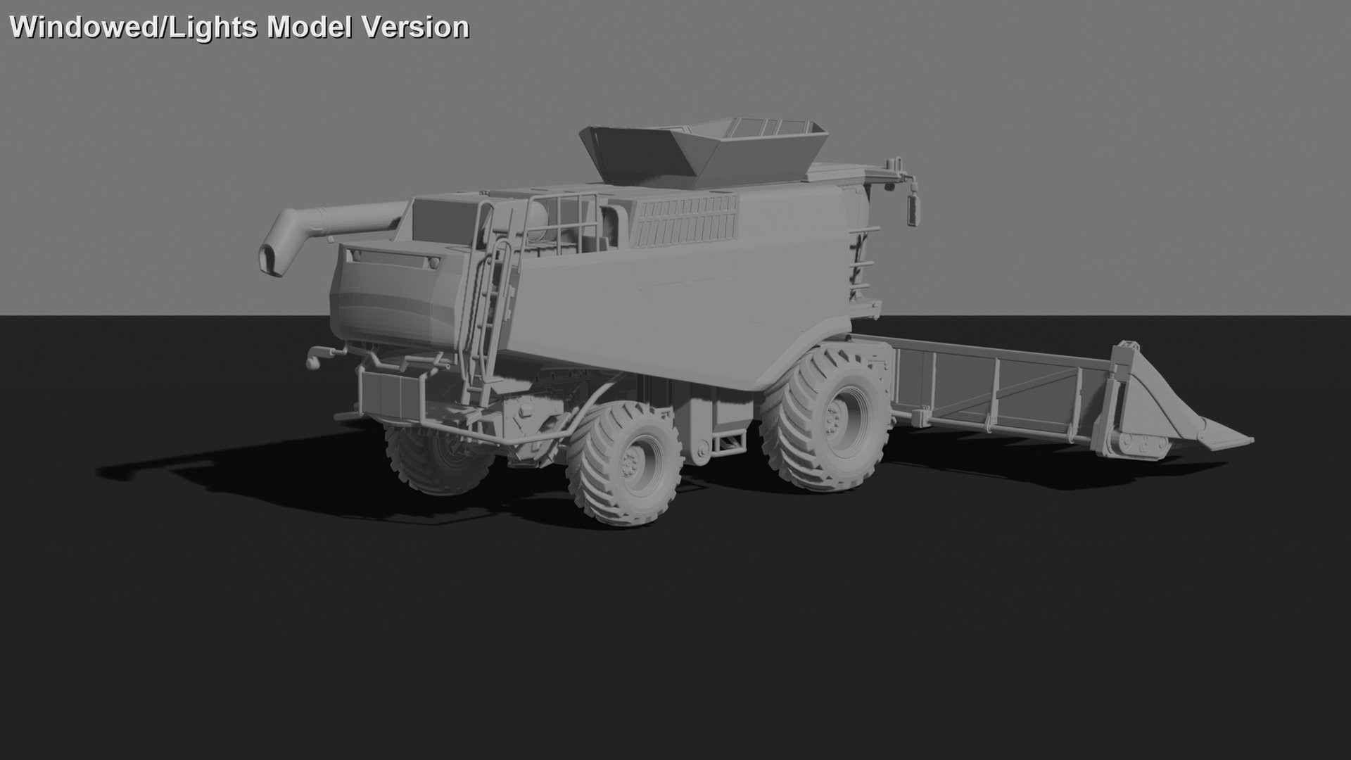 Case IH Axial-Flow 250 Corn Header V2 STL 3D Print Model