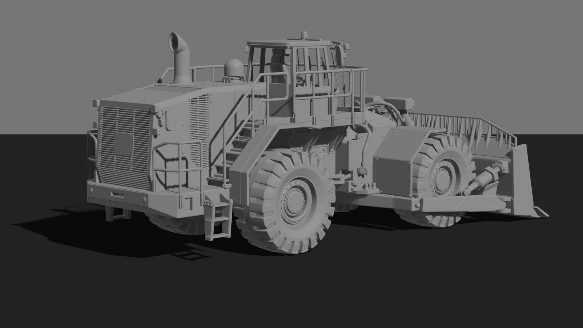 Caterpillar 834K Wheel Dozer STL 3D Print Model