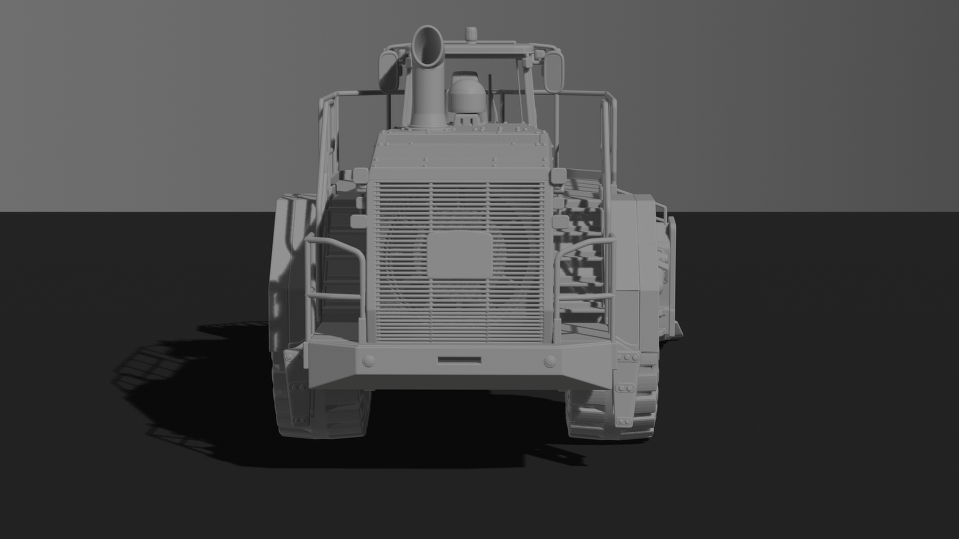 Caterpillar 834K Wheel Dozer STL 3D Print Model