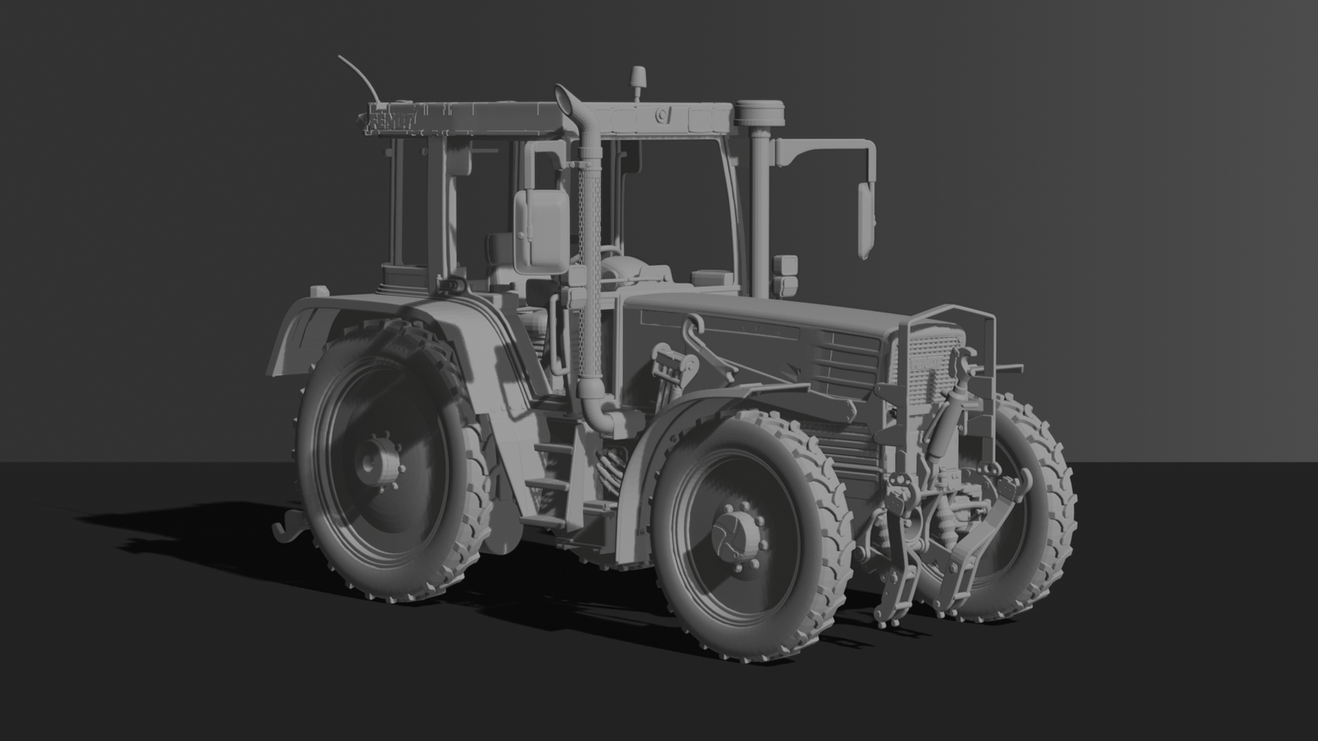 Fendt Favorit 511C Turboshift Tractor STL 3D Print Model