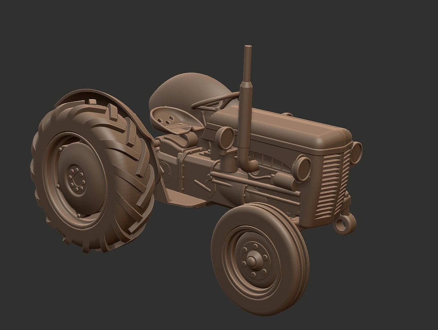 Ferguson TE20 Tractor 26 Pieces STL 3D Print Model