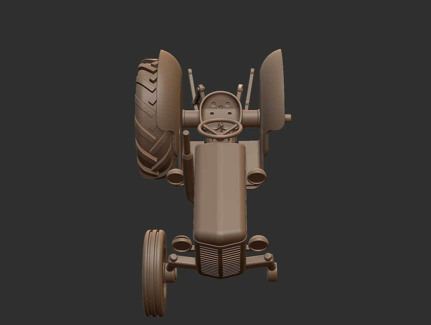 Ferguson TE20 Tractor 26 Pieces STL 3D Print Model