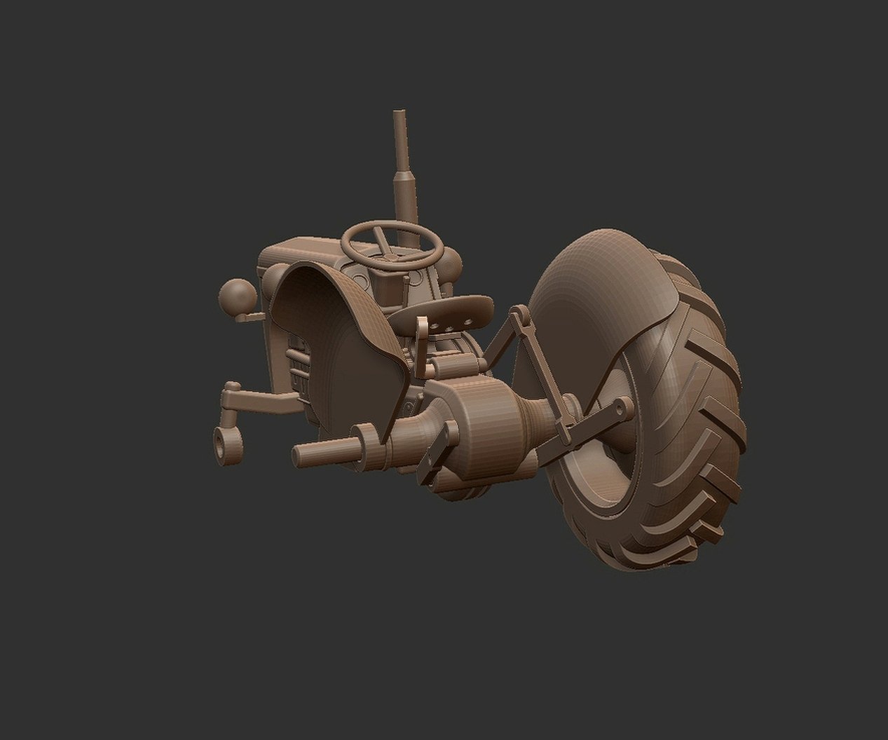 Ferguson TE20 Tractor 26 Pieces STL 3D Print Model
