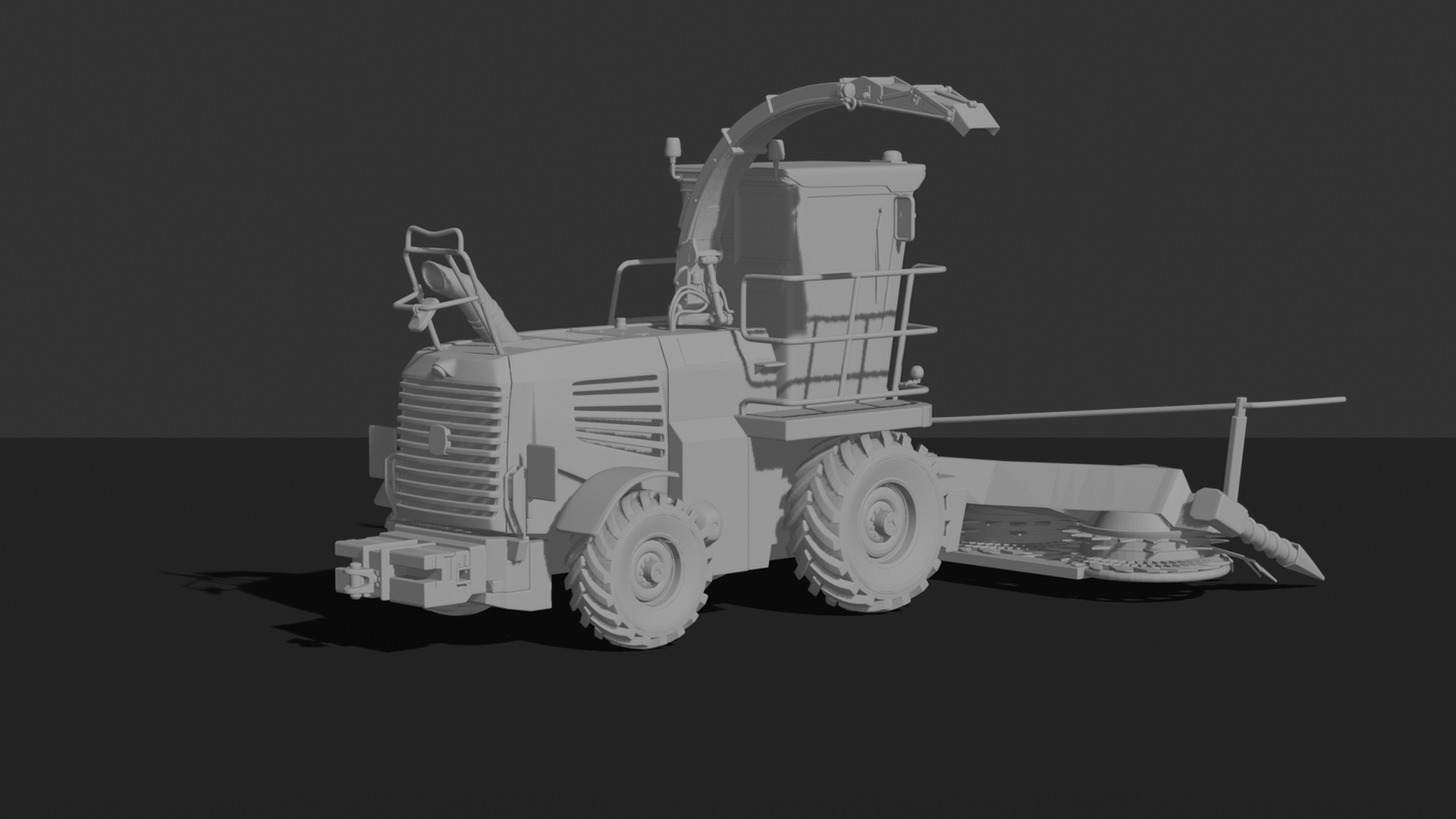 New Holland FR650 Forage Harvester STL 3D Print Model