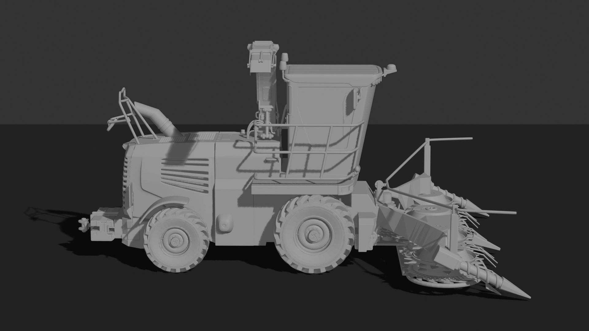 New Holland FR650 Forage Harvester STL 3D Print Model