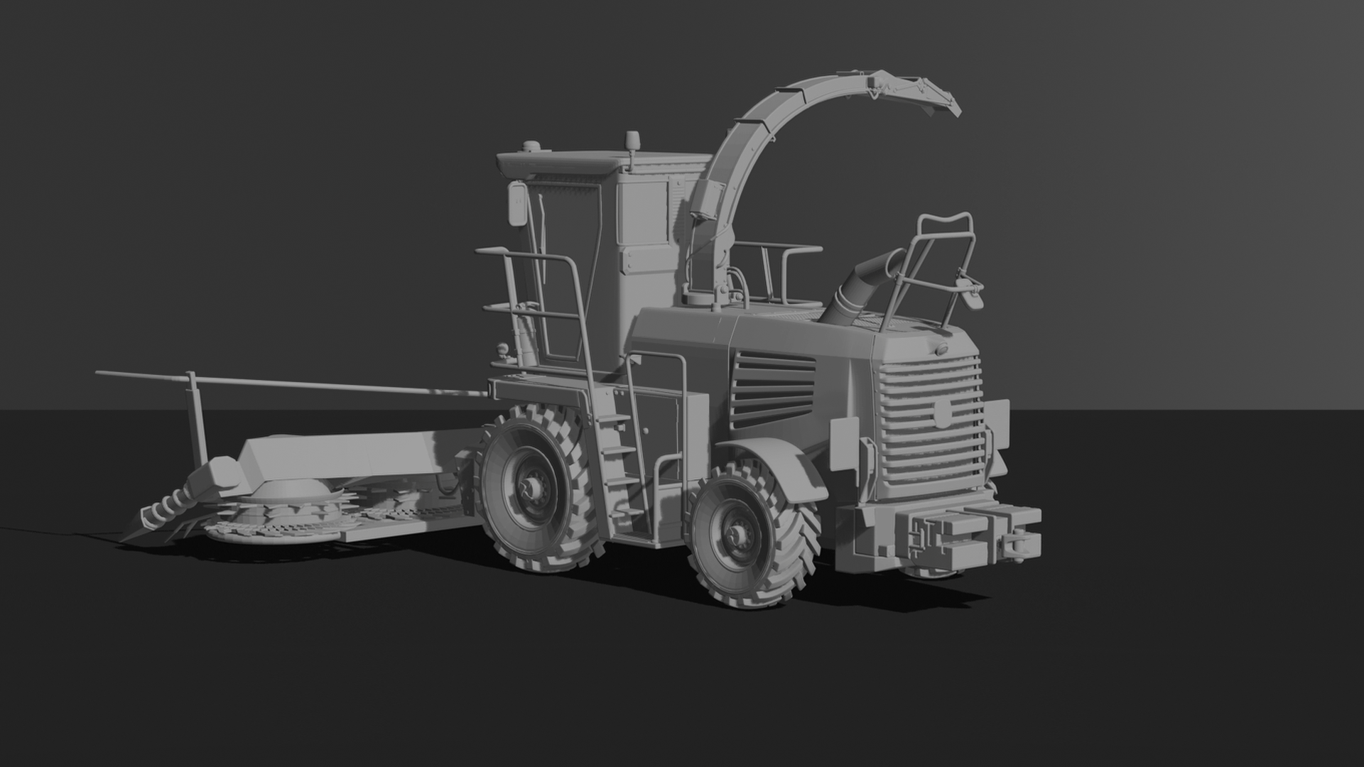 New Holland FR650 Forage Harvester STL 3D Print Model