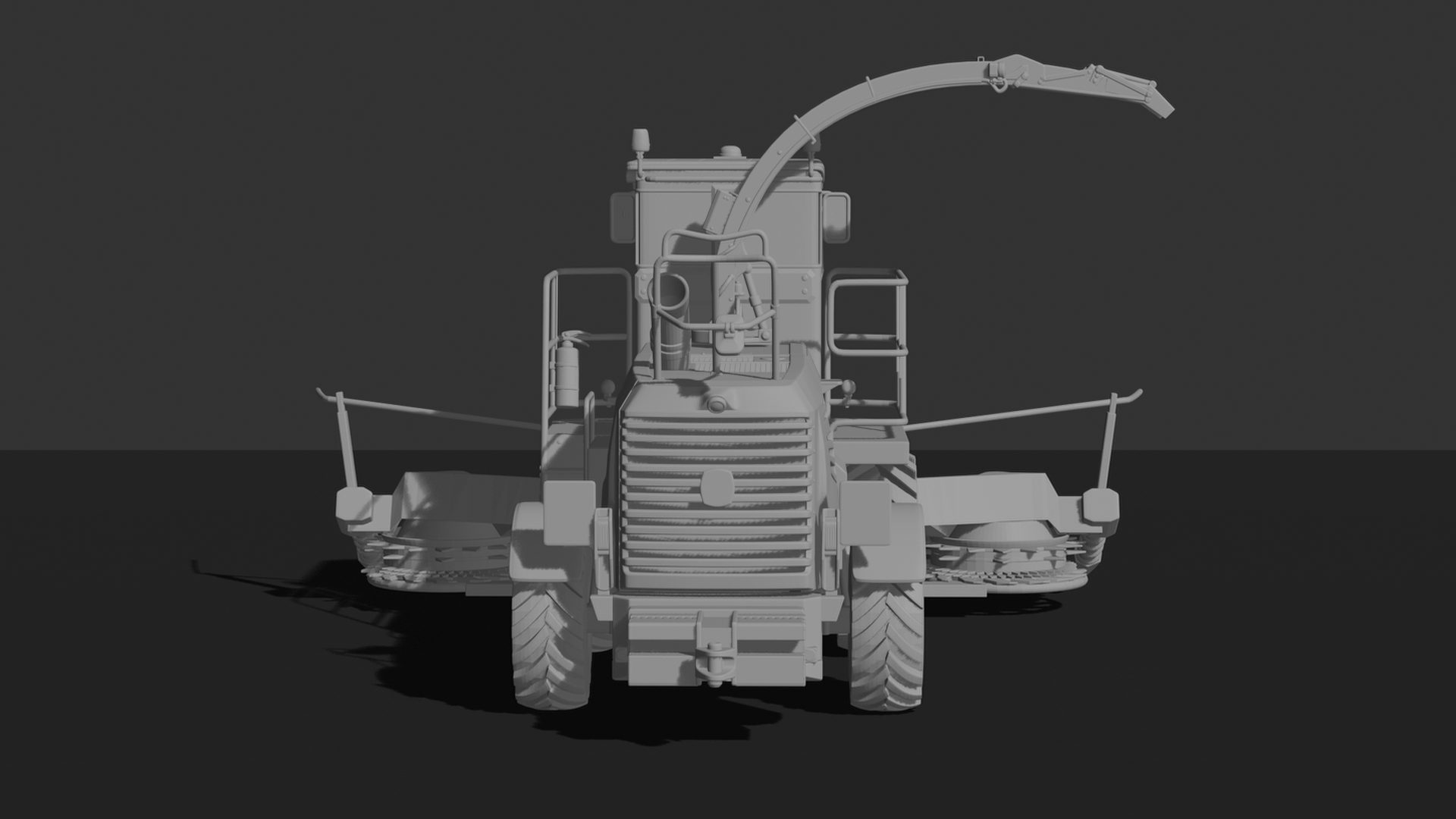 New Holland FR650 Forage Harvester STL 3D Print Model