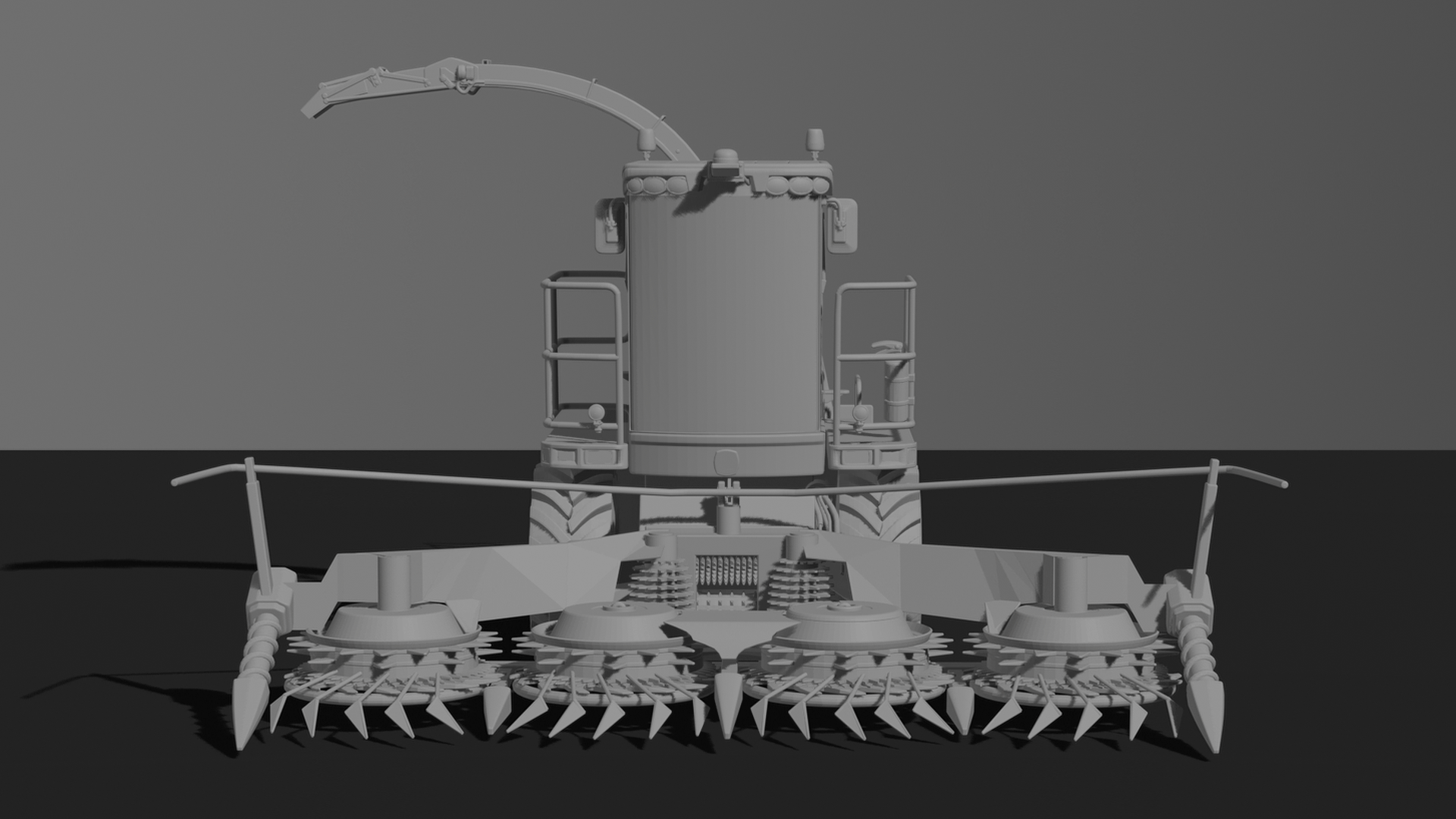 New Holland FR650 Forage Harvester STL 3D Print Model
