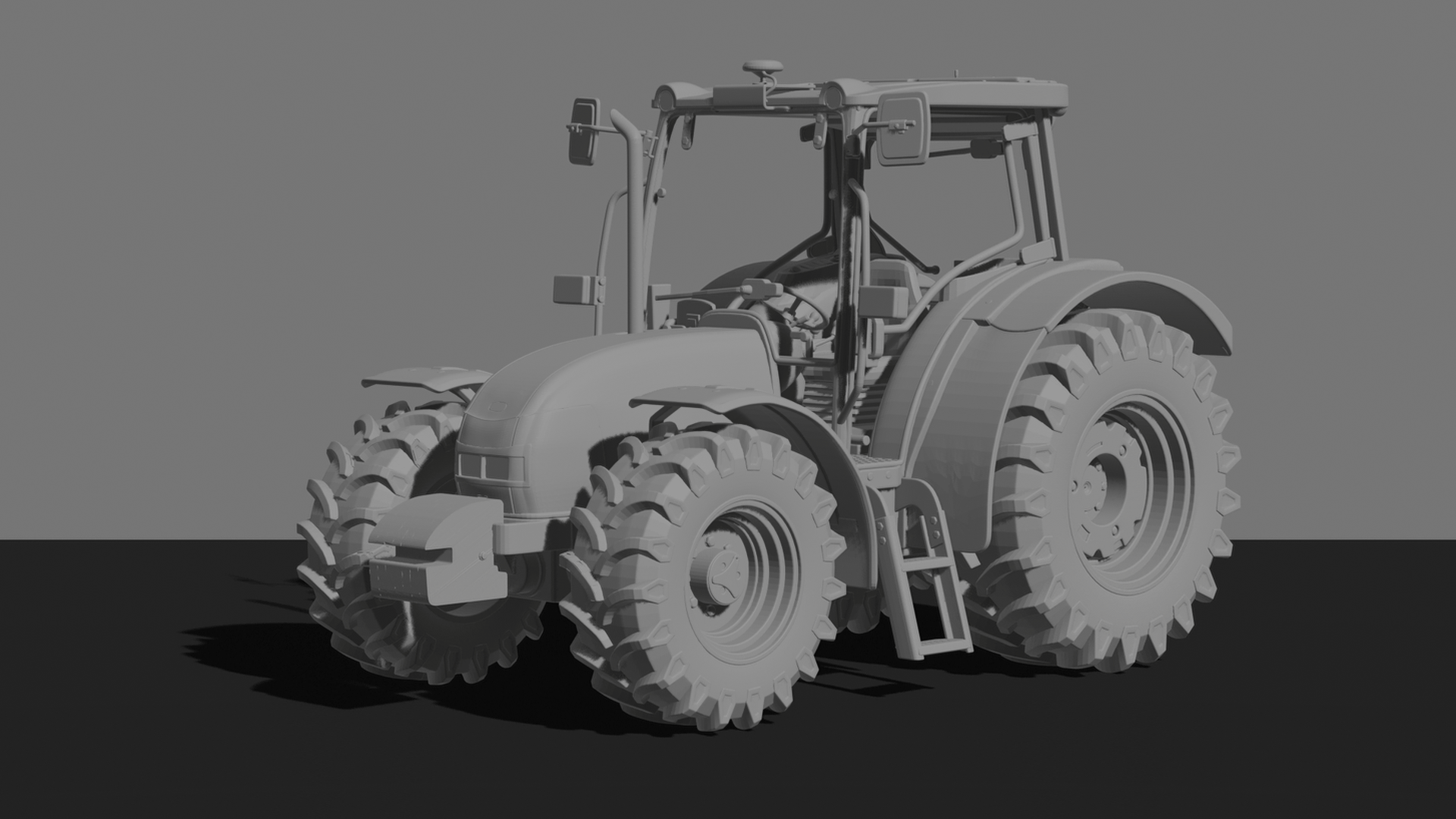 John Deere 5085M Tractor STL 3D Print Model