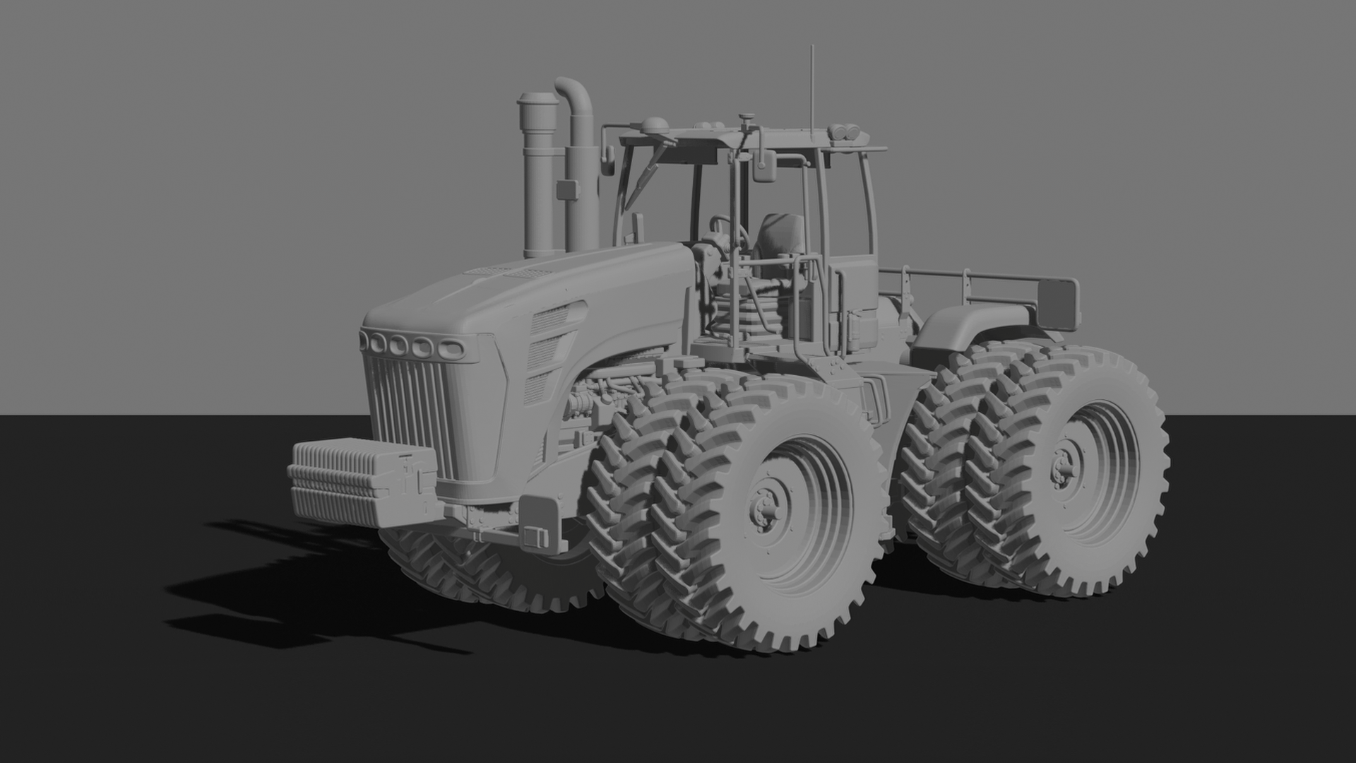 John Deere 9R Series Tractor STL 3D Print Model