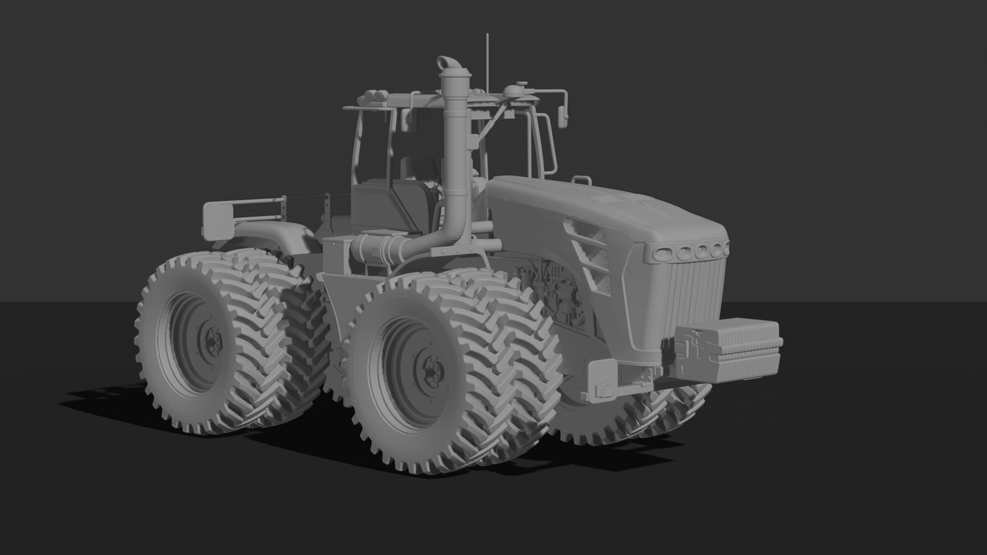 John Deere 9R Series Tractor STL 3D Print Model