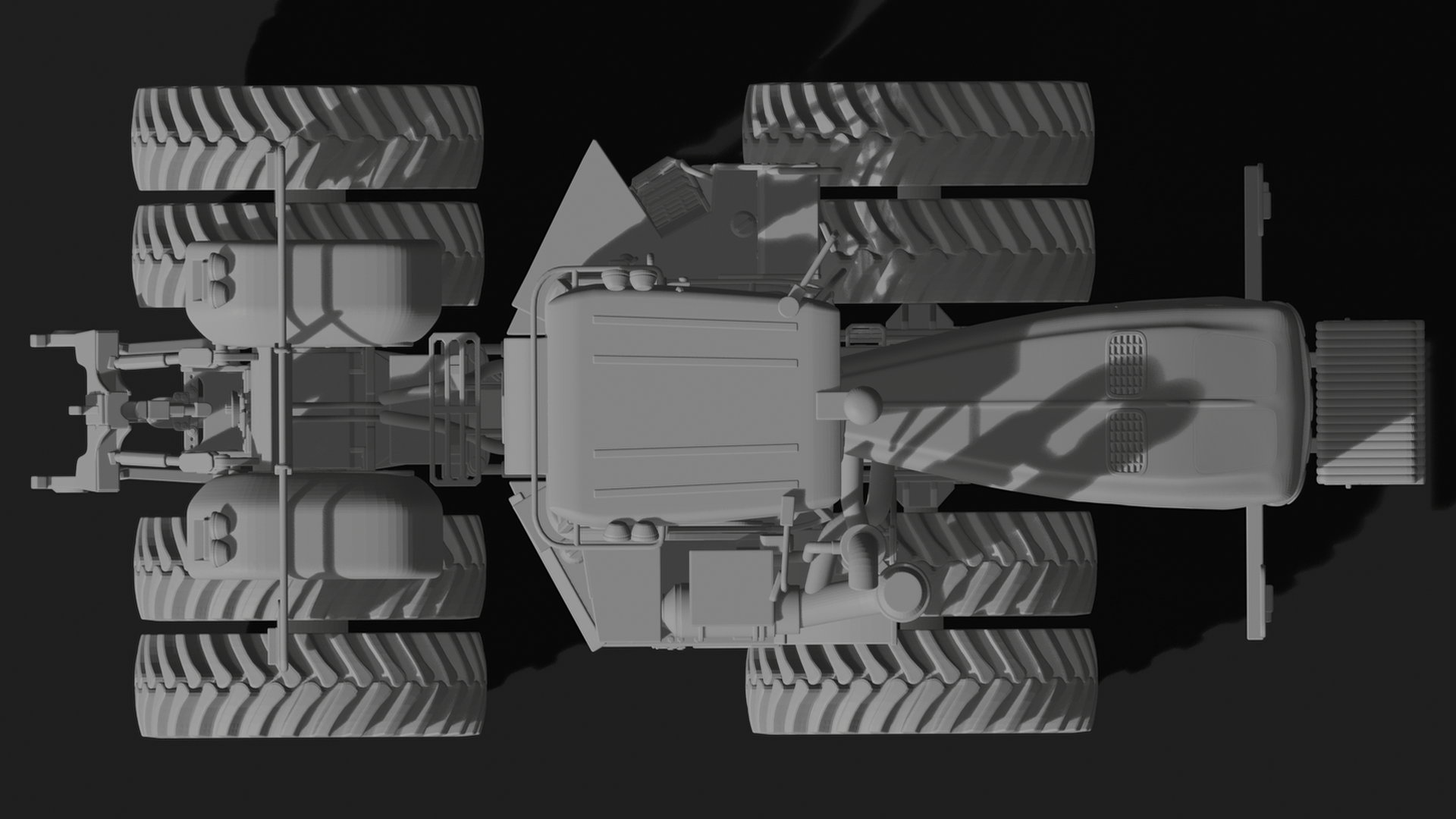 John Deere 9R Series Tractor STL 3D Print Model