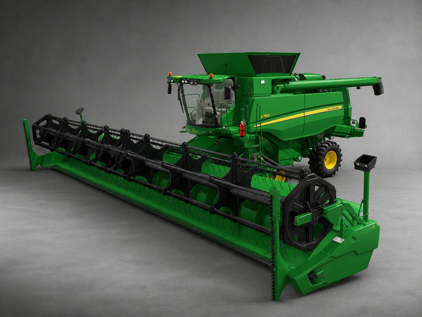 John Deere S780i Combine Harvester STL 3D Print Model