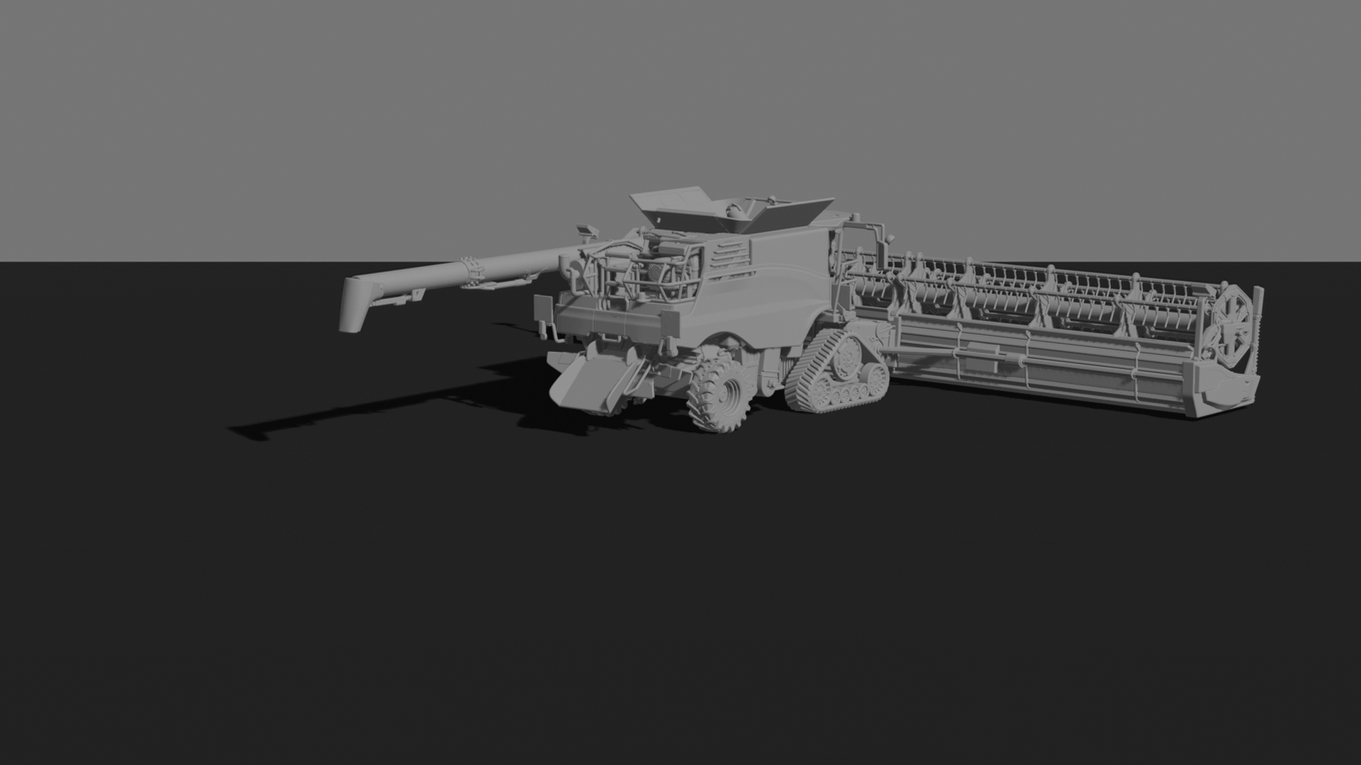 John Deere S780i Combine Harvester STL 3D Print Model