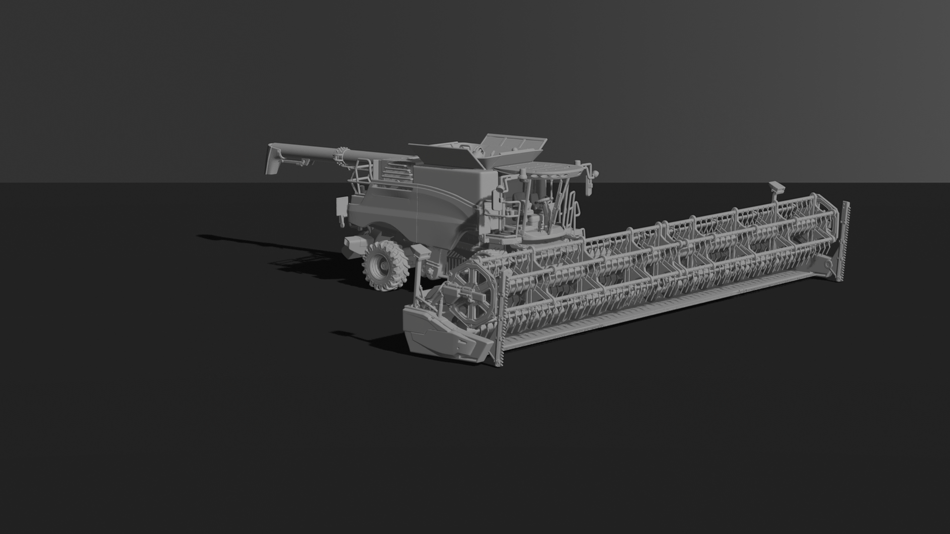 John Deere S780i Combine Harvester STL 3D Print Model