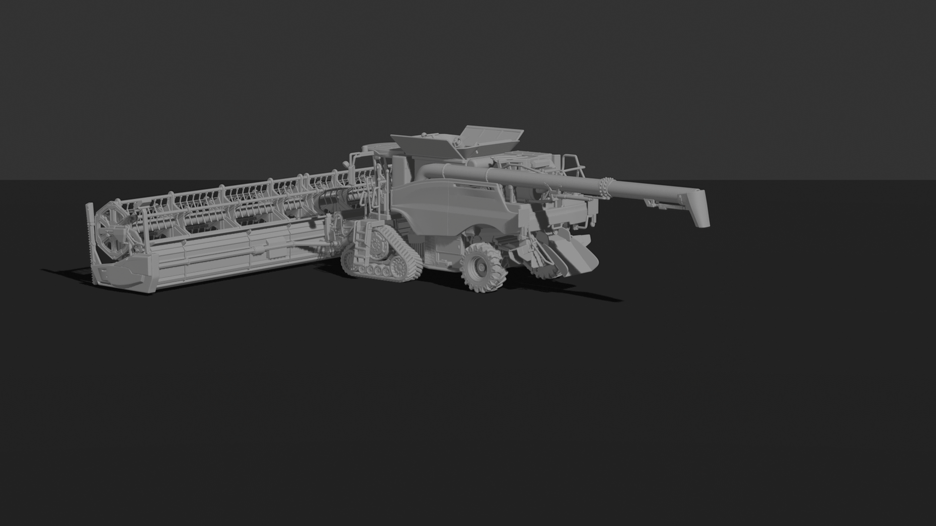 John Deere S780i Combine Harvester STL 3D Print Model