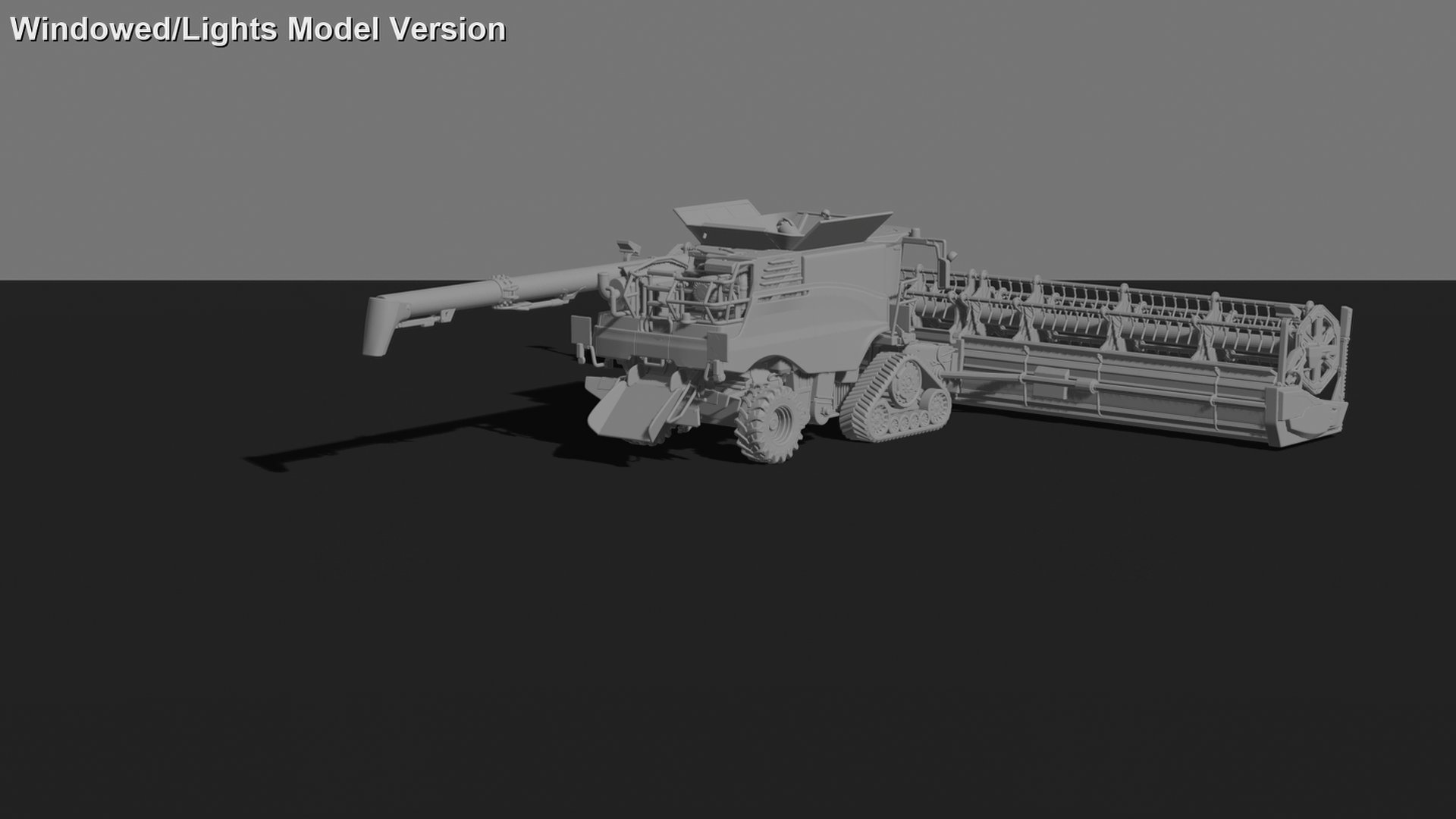 John Deere S780i Combine Harvester STL 3D Print Model