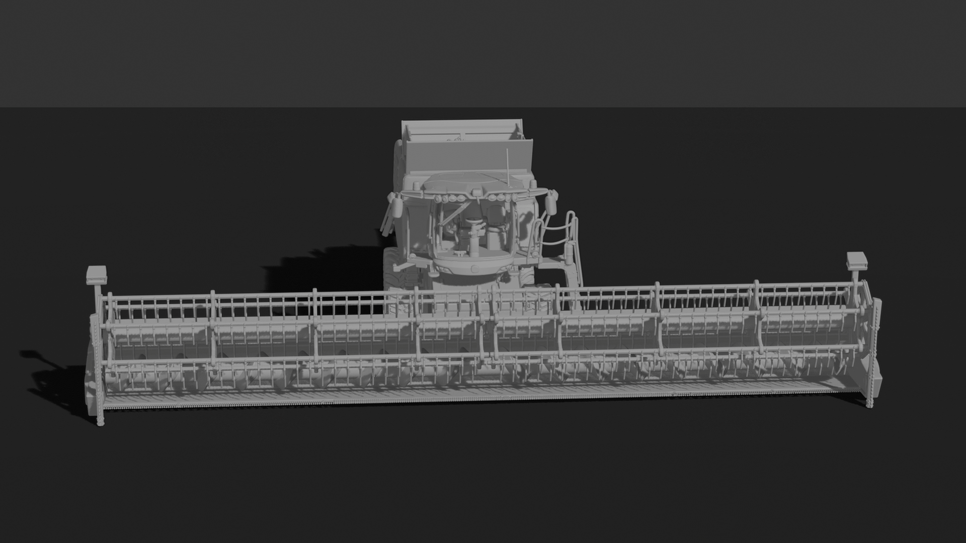 John Deere T670i Combine Harvester STL 3D Print Model