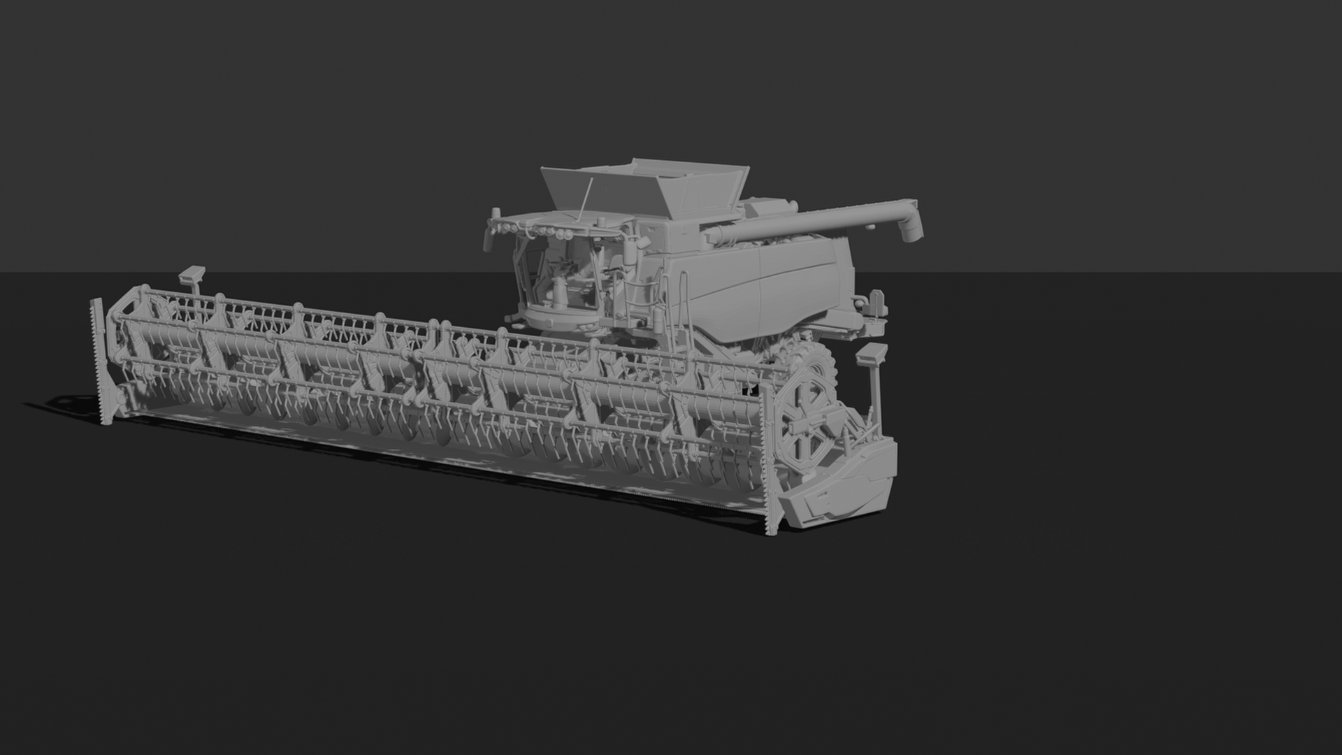 John Deere T670i Combine Harvester STL 3D Print Model
