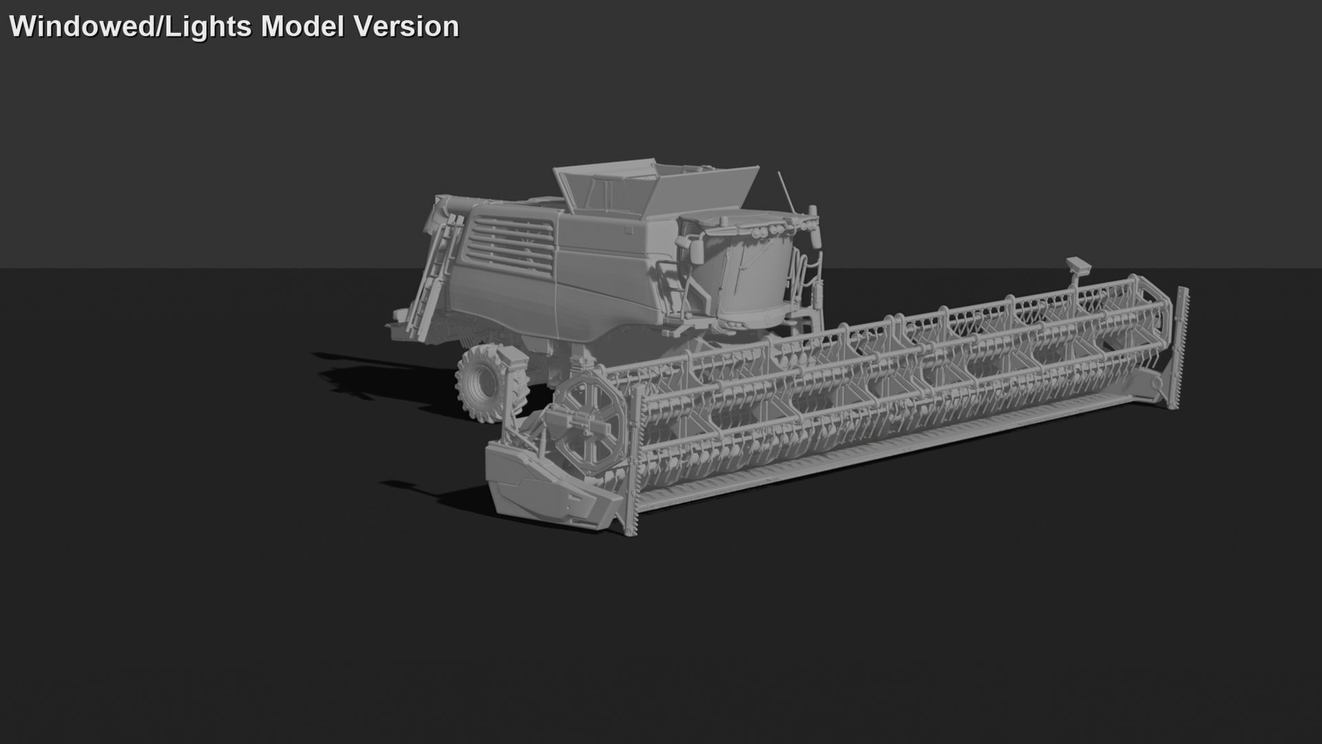 John Deere T670i Combine Harvester STL 3D Print Model