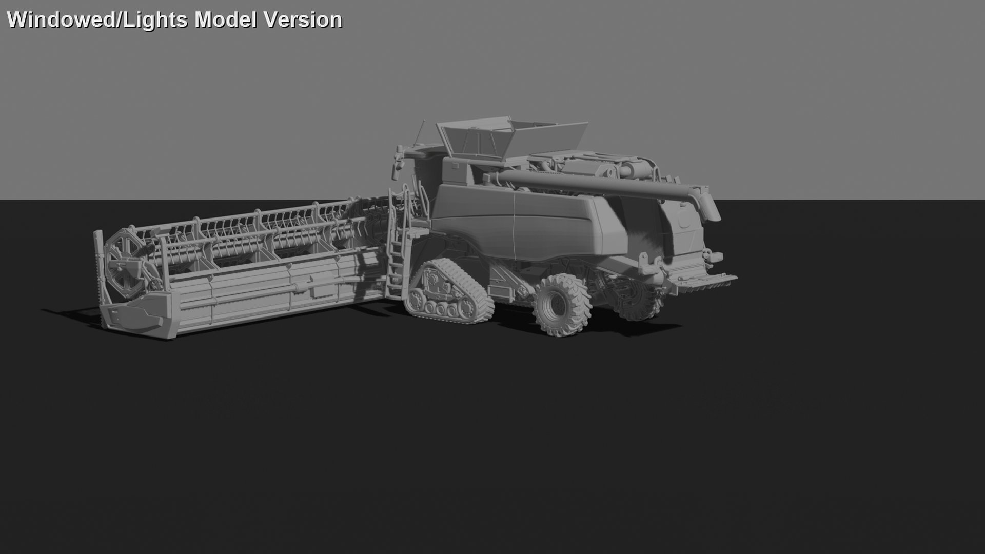 John Deere T670i Combine Harvester STL 3D Print Model