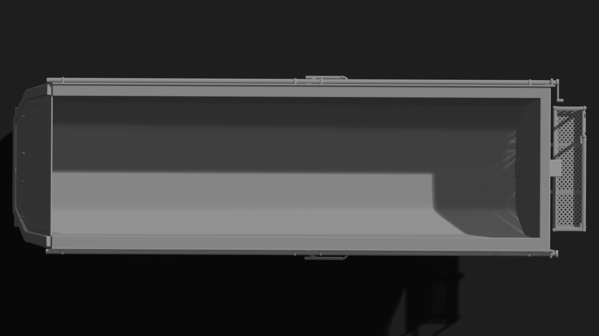 Kel-Berg 3-Axle Tipper Semi-Trailer STL 3D Print Model