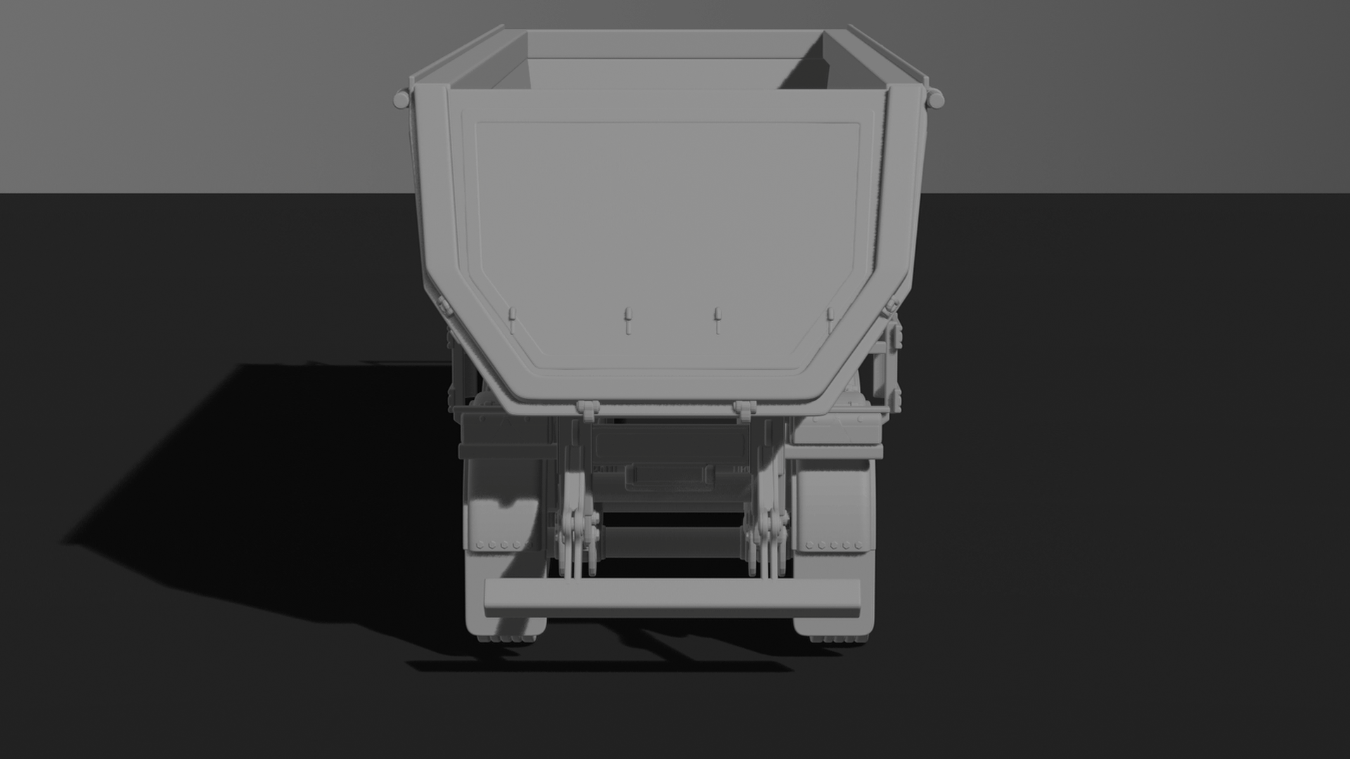 Kel-Berg 3-Axle Tipper Semi-Trailer STL 3D Print Model