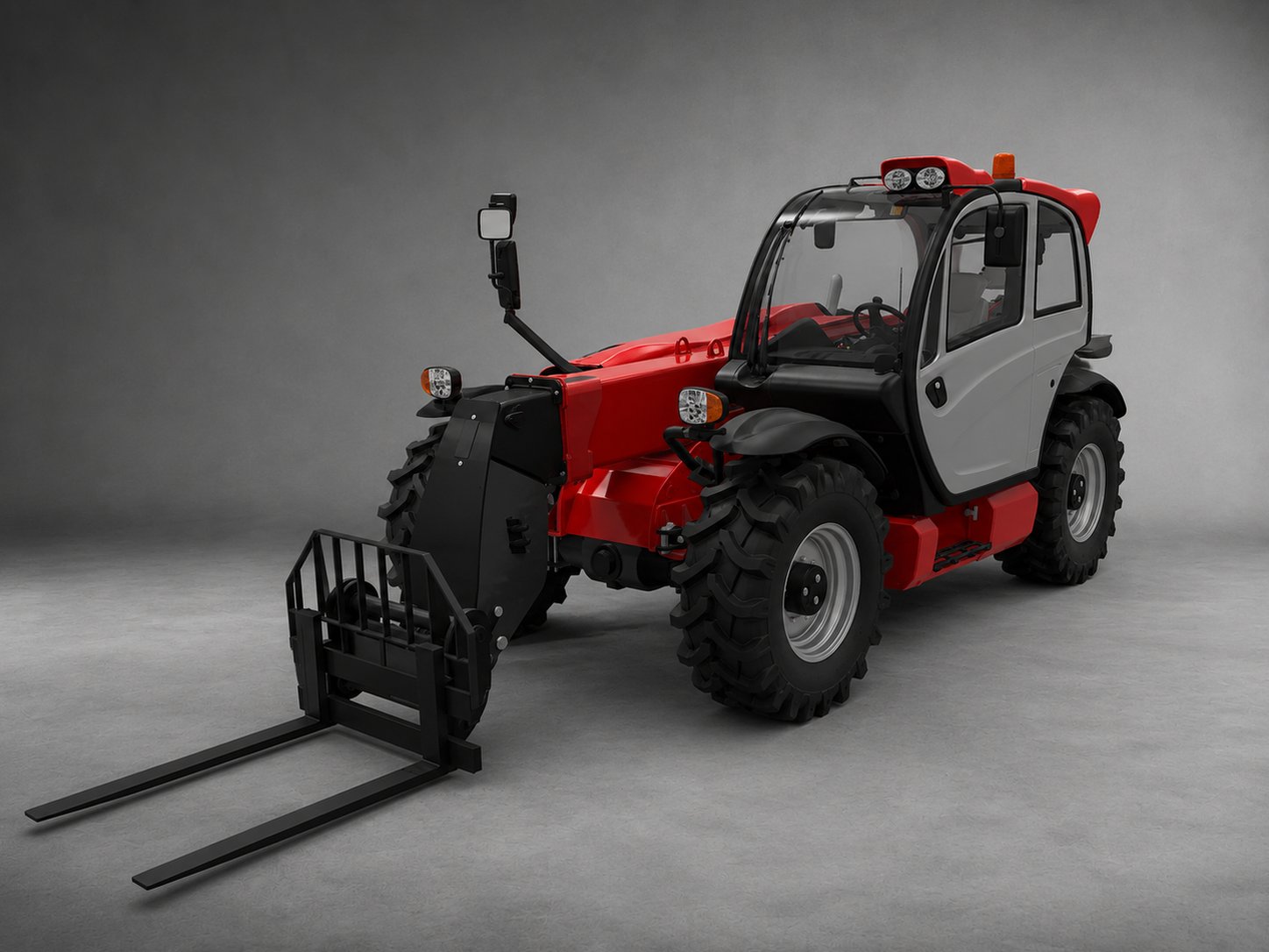 Manitou MT Series Telehandler STL 3D Print Model