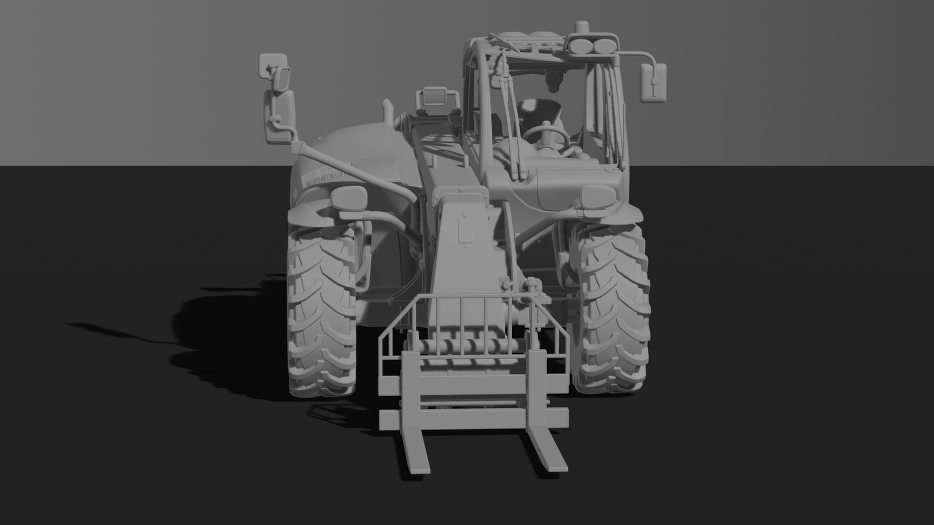 Manitou MT Series Telehandler STL 3D Print Model
