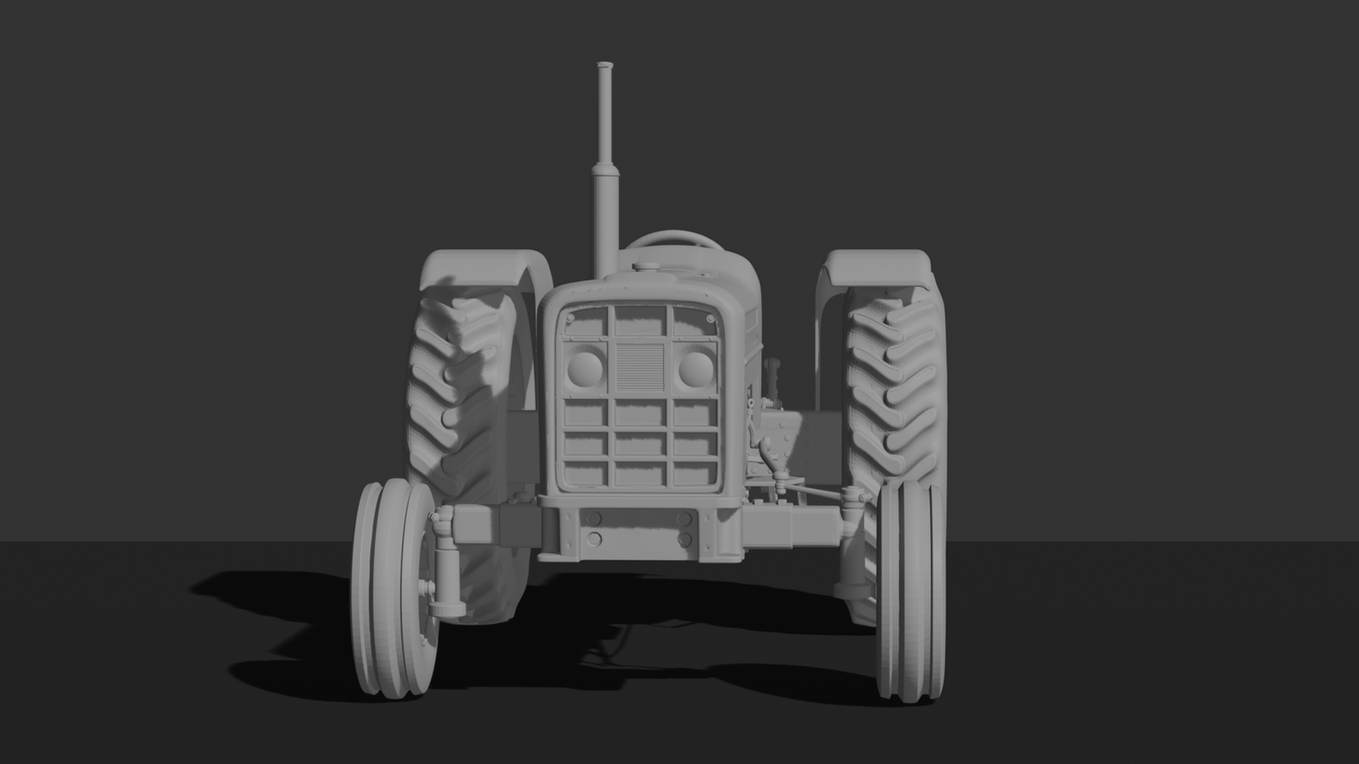 Massey Ferguson 135 Tractor STL 3D Print Model