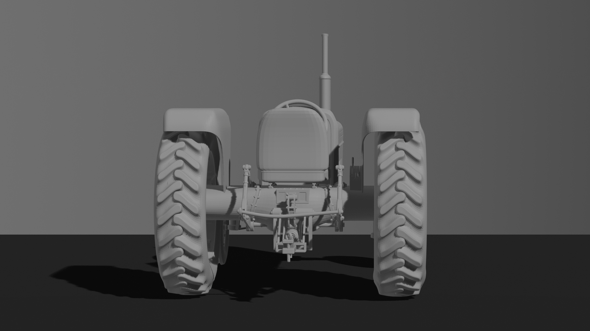 Massey Ferguson 135 Tractor STL 3D Print Model