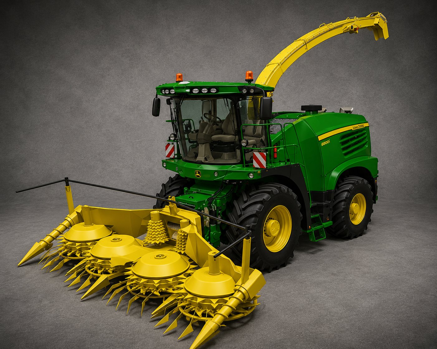 John Deere 8800i Forage Harvester STL 3D Print Model