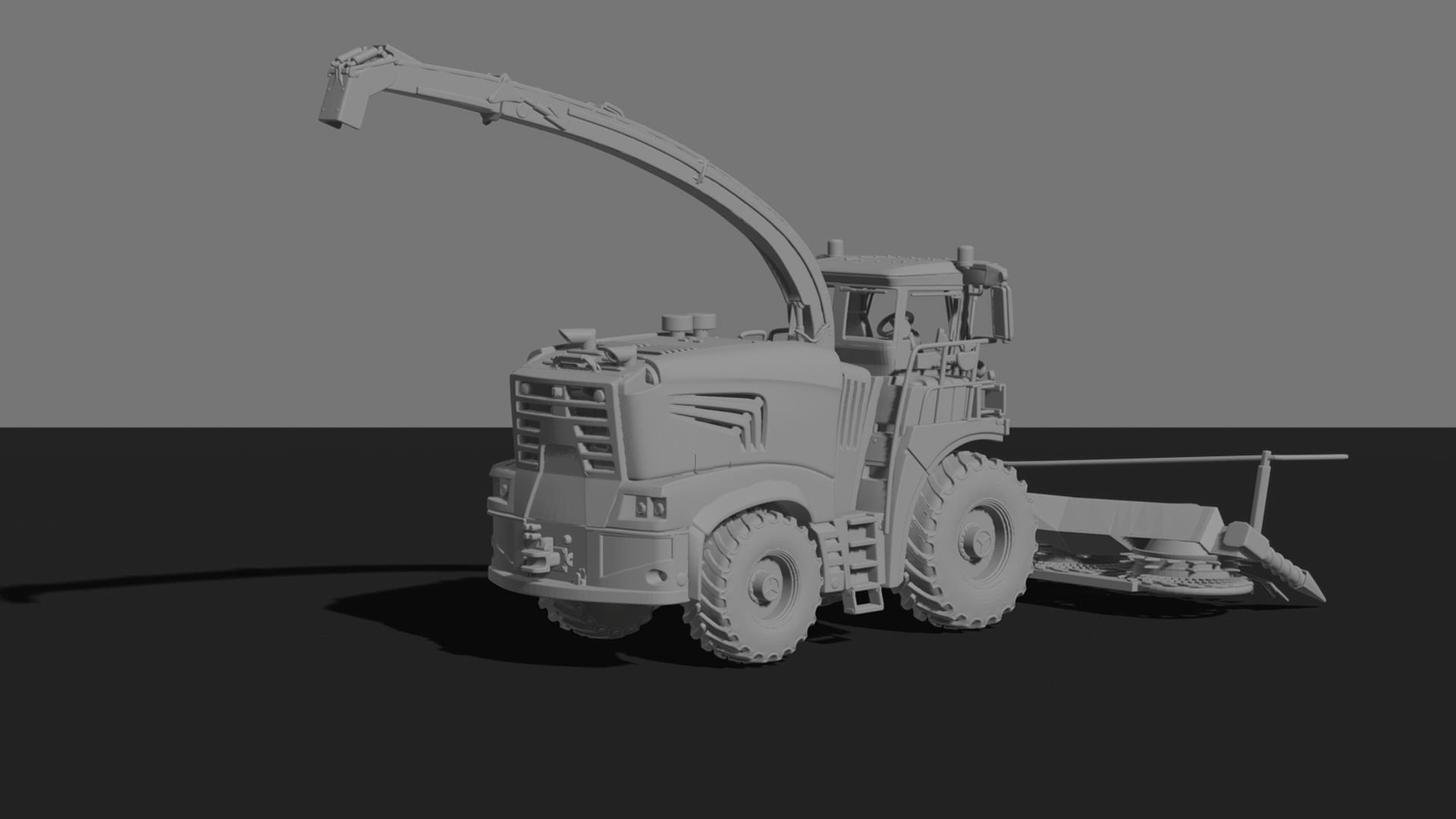 John Deere 8800i Forage Harvester STL 3D Print Model