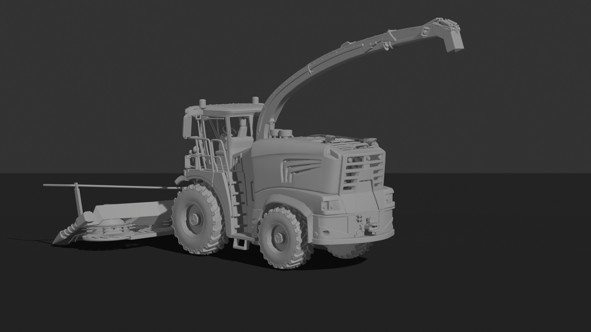 John Deere 8800i Forage Harvester STL 3D Print Model