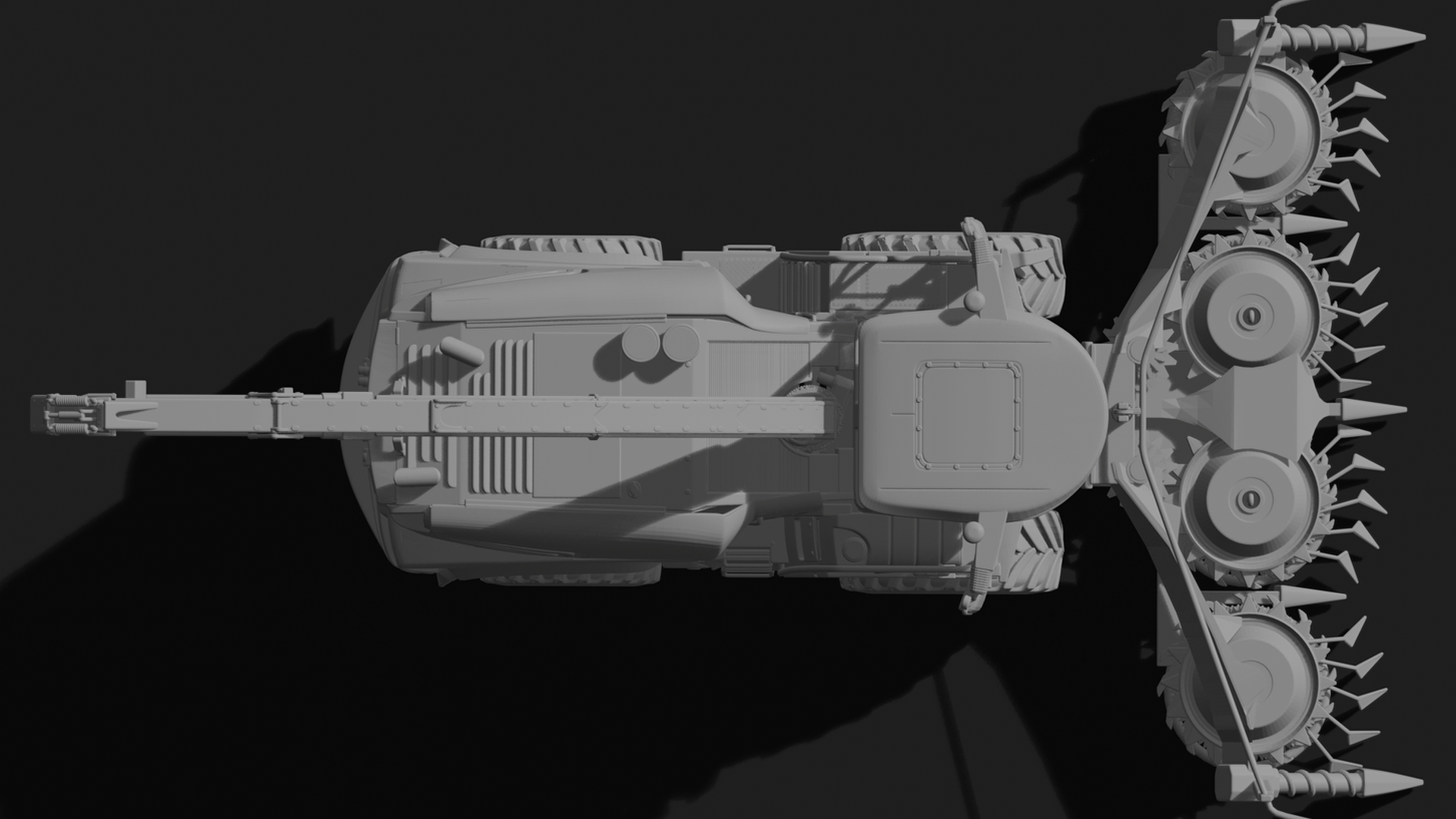 John Deere 8800i Forage Harvester STL 3D Print Model