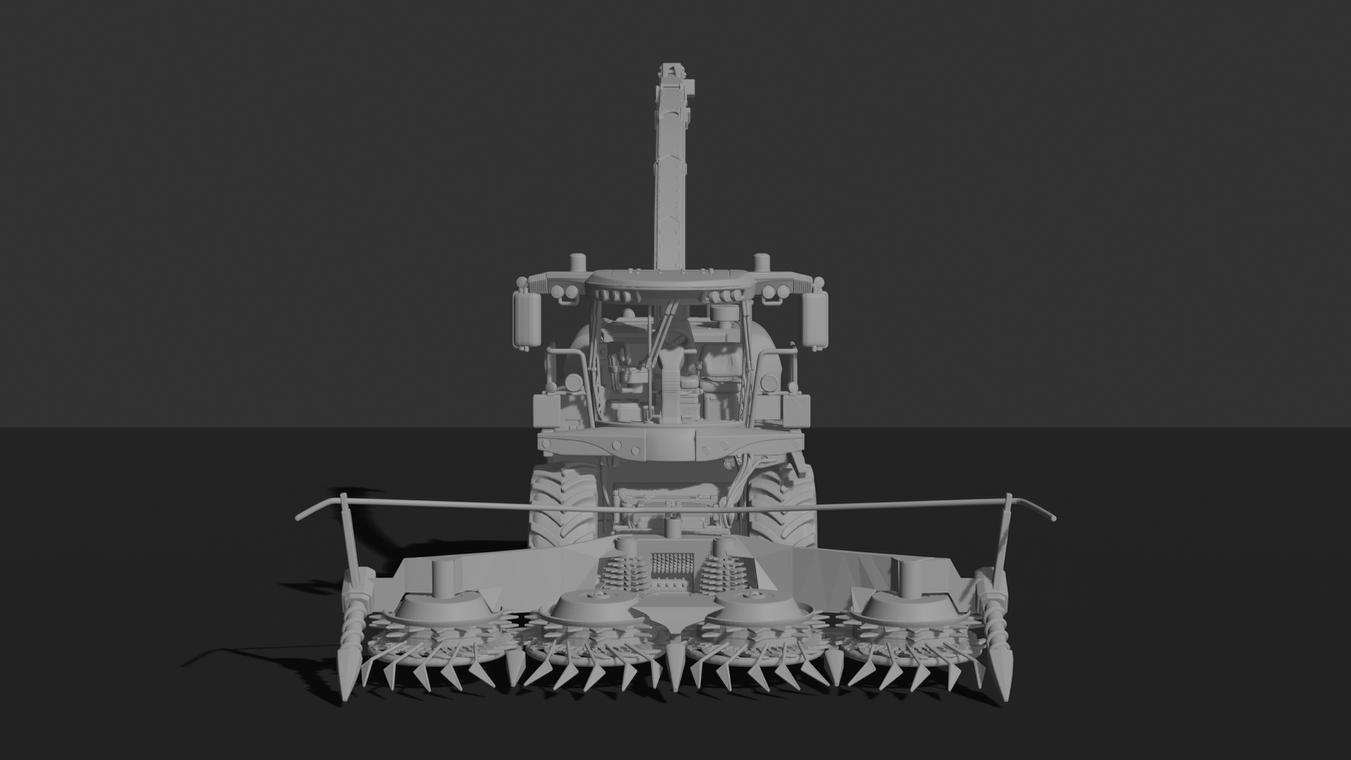 John Deere 8800i Forage Harvester STL 3D Print Model